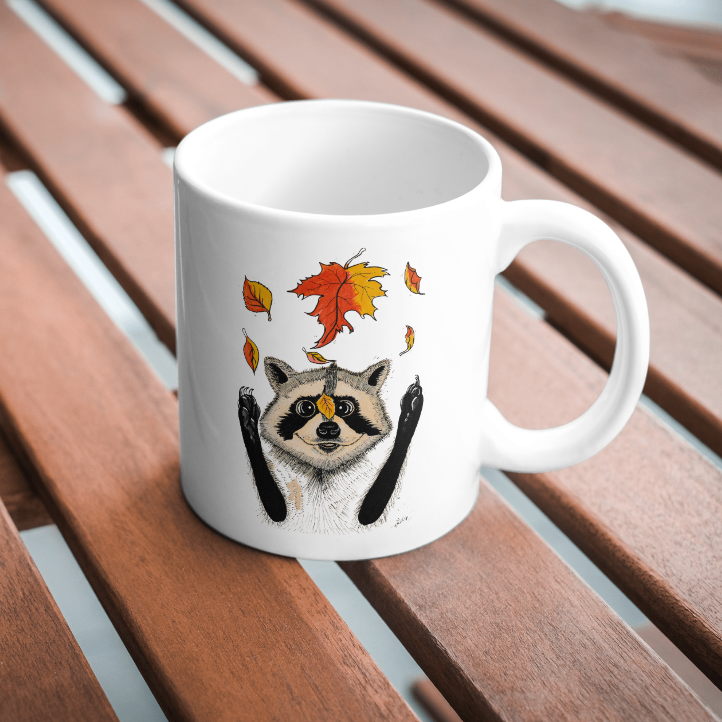 A Happy Raccoon