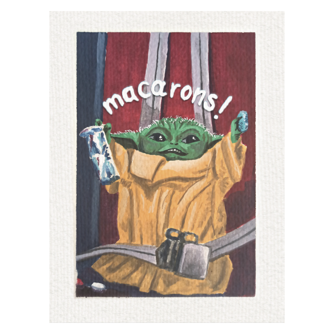 Grogu Macarons