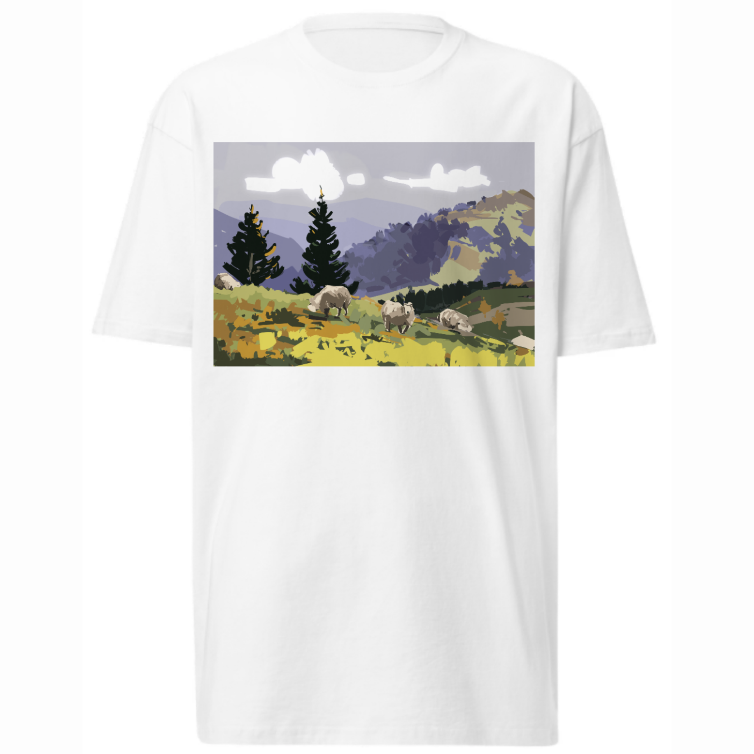 Serene Pastures and Grazing Cows