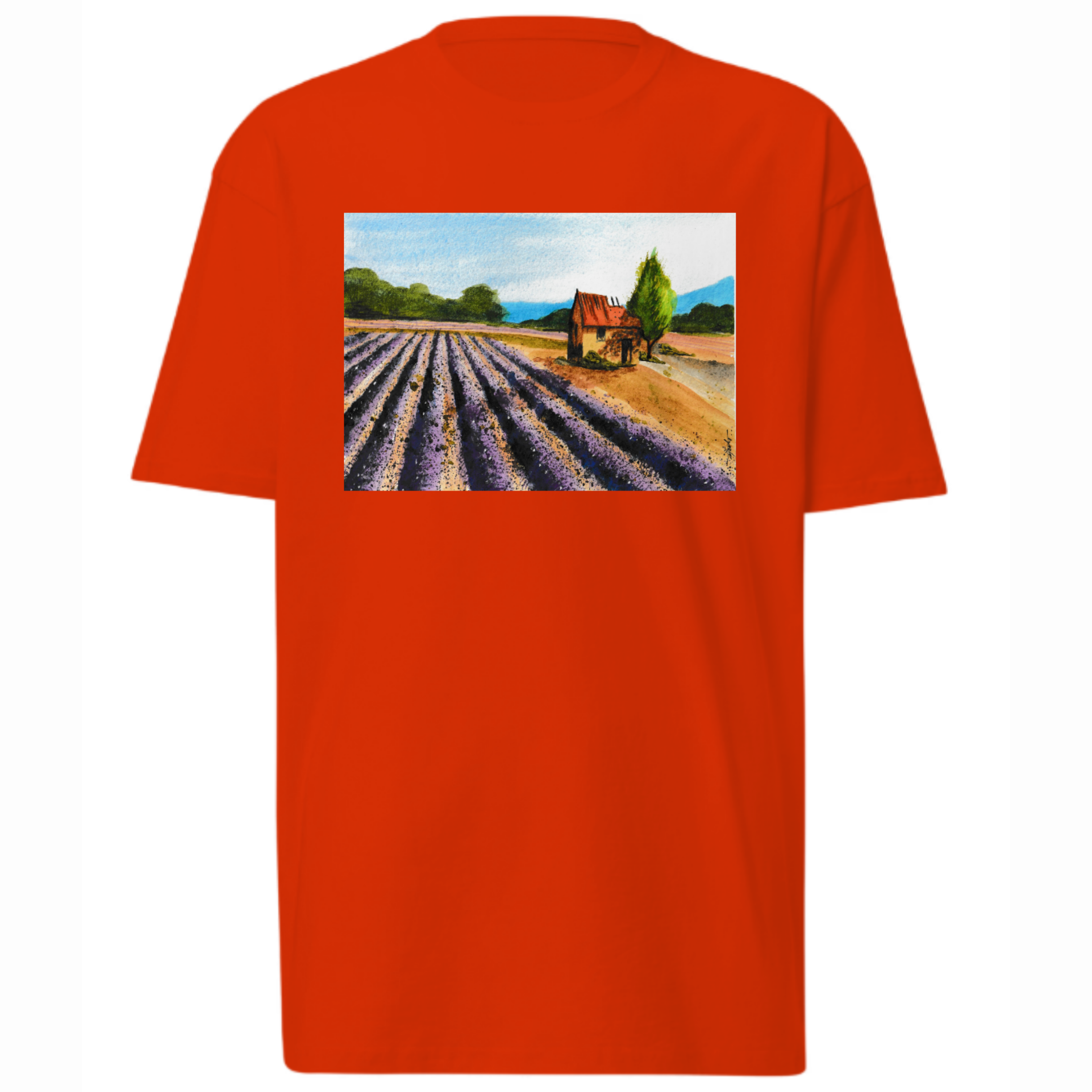 Plowed field and a Home