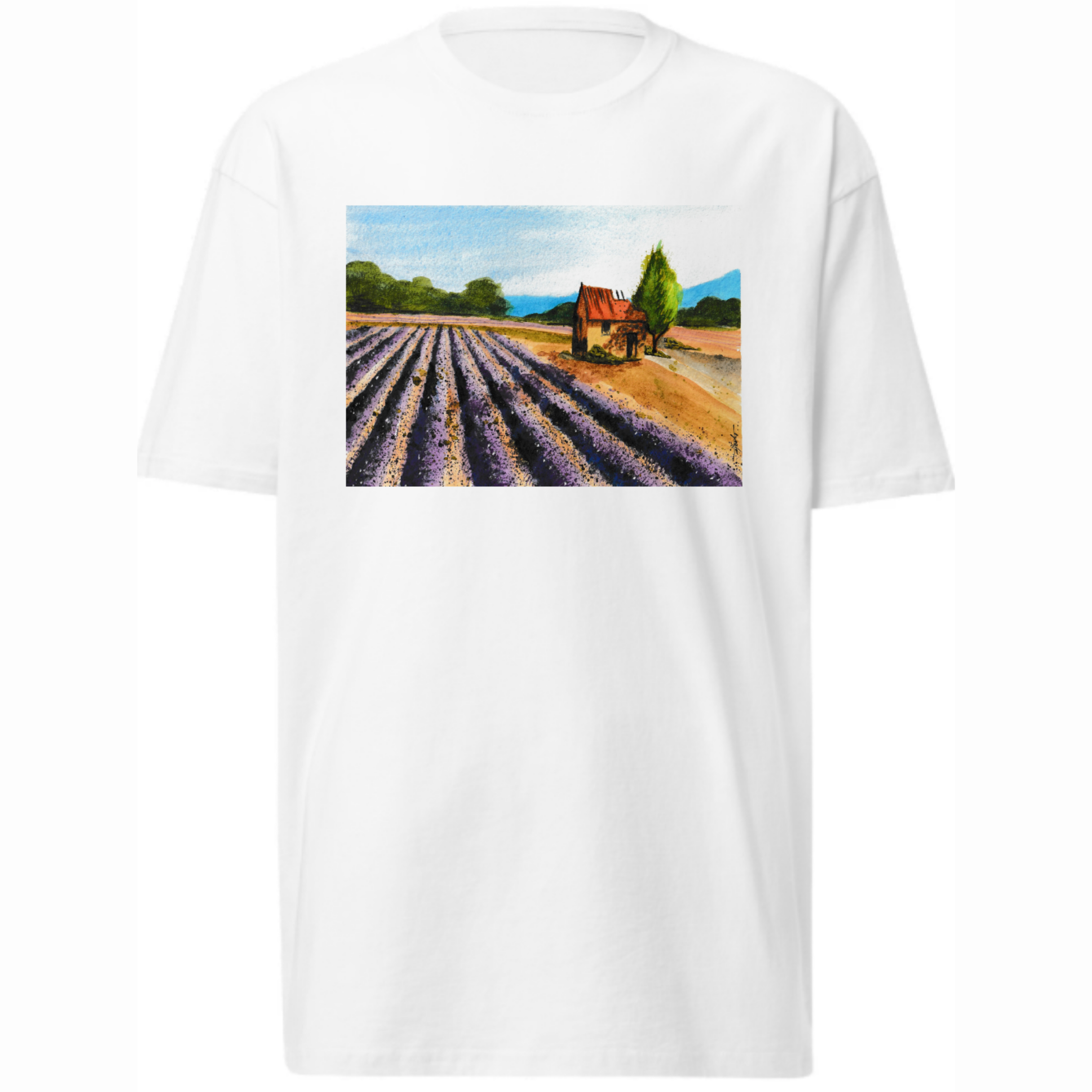Plowed field and a Home
