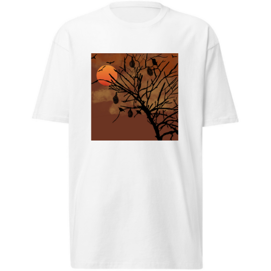 Drowsy Birds, Sunset tree