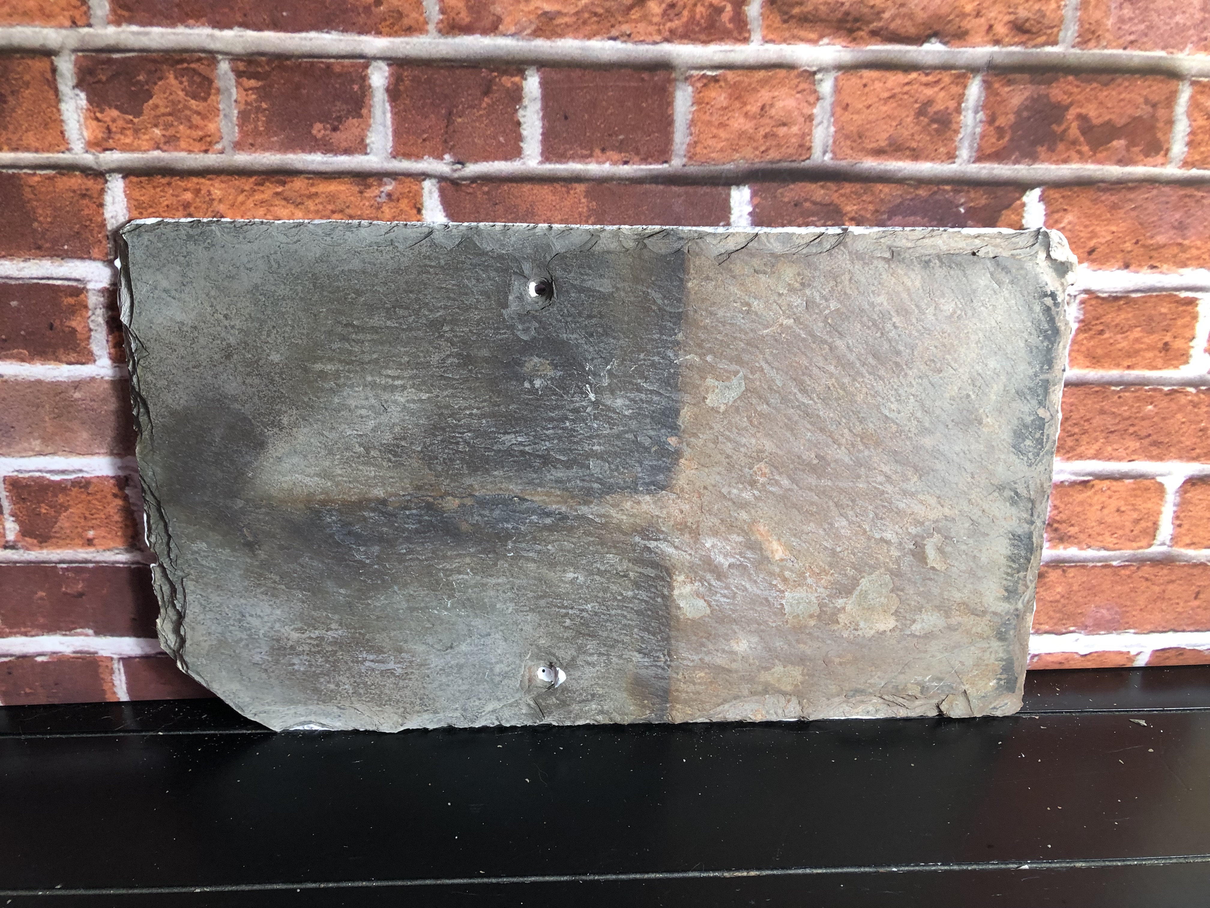Biblical Slate Sign - Ephesians 2:8 - Laser Etched Reclaimed Slate Roof Tile - Handmade