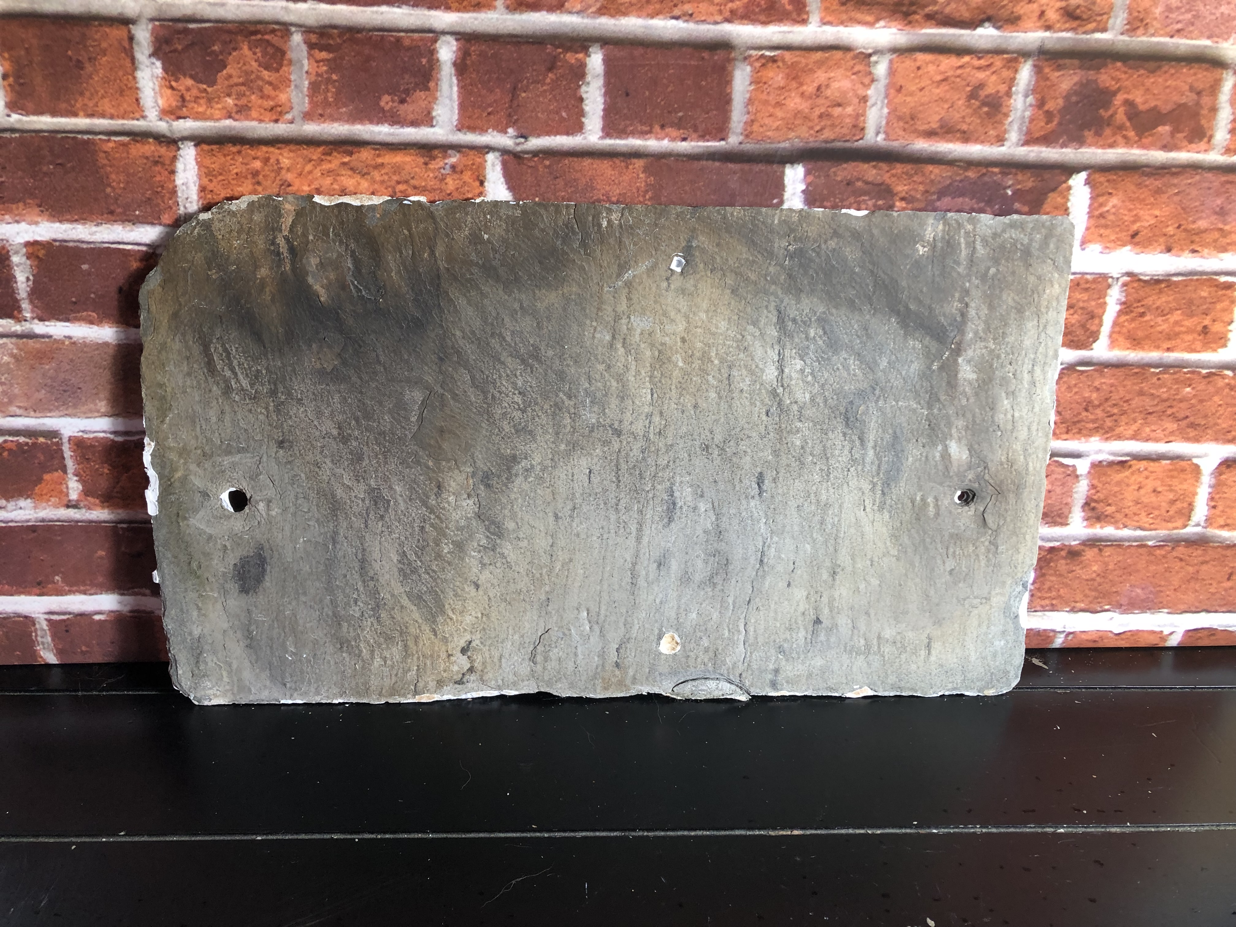 Biblical Slate Sign - Galatians 2:20- Laser Etched Reclaimed Slate Roof Tile - Handmade