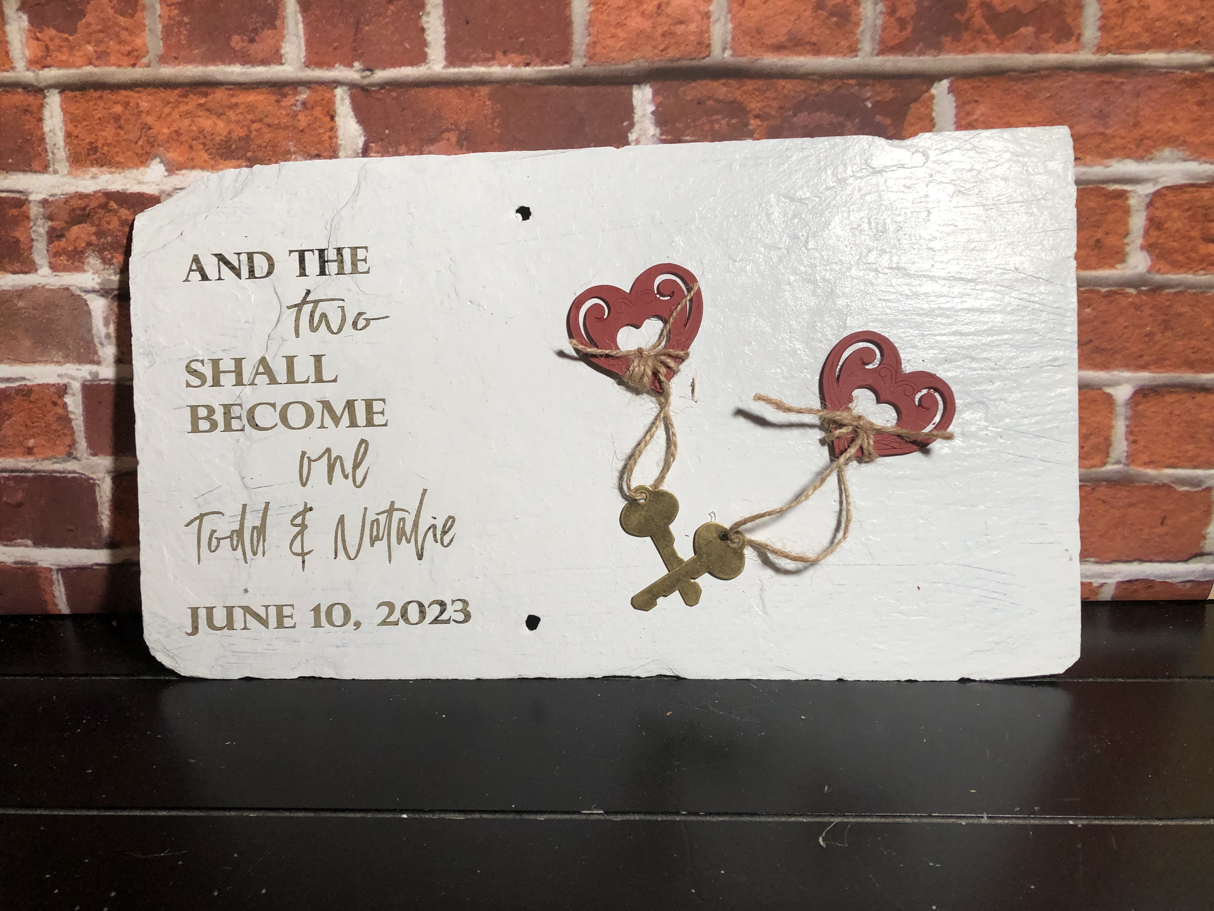 Personalized Wedding Plaque