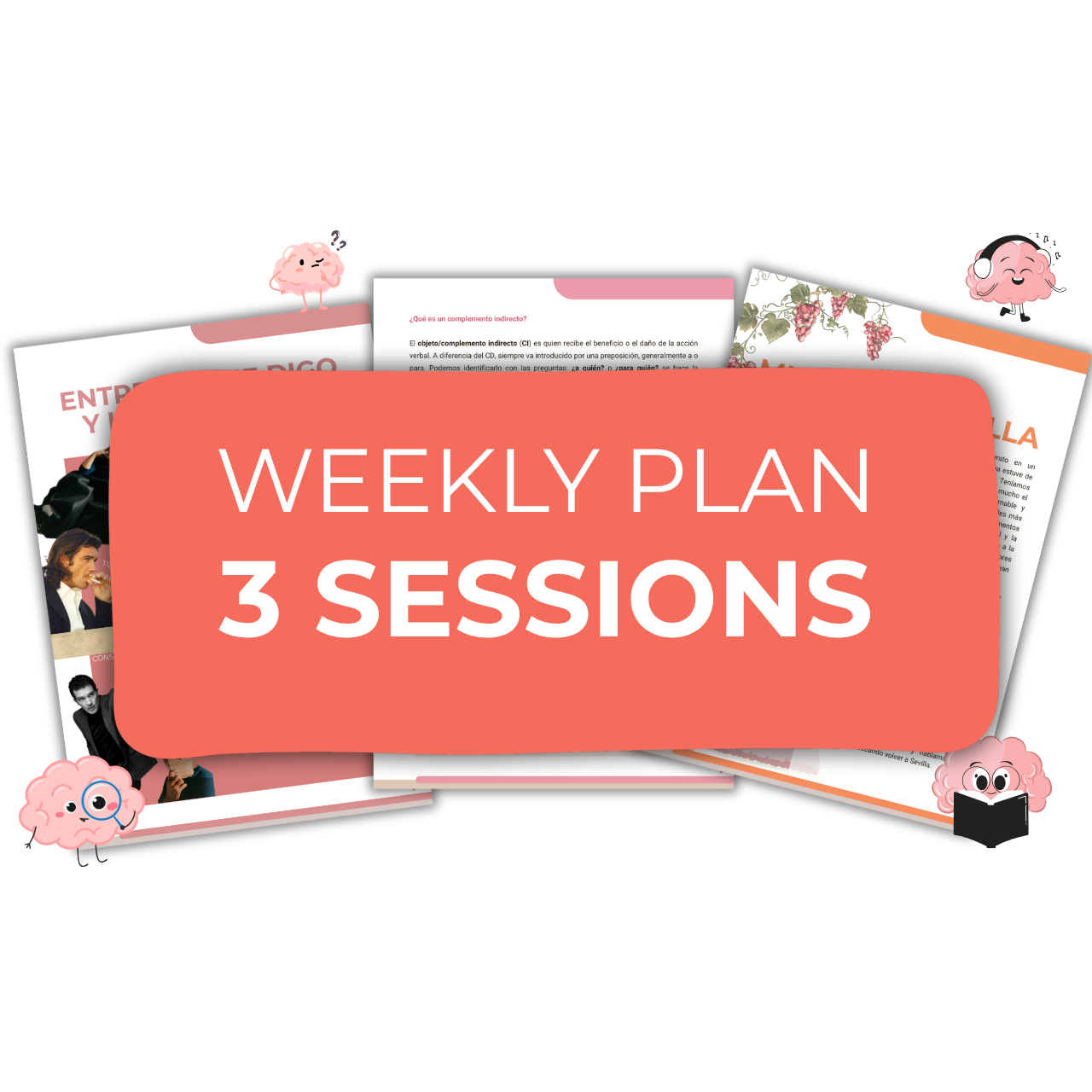3 SESSIONS per WEEK