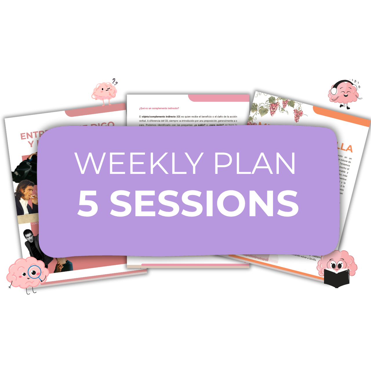 5 SESSIONS per WEEK