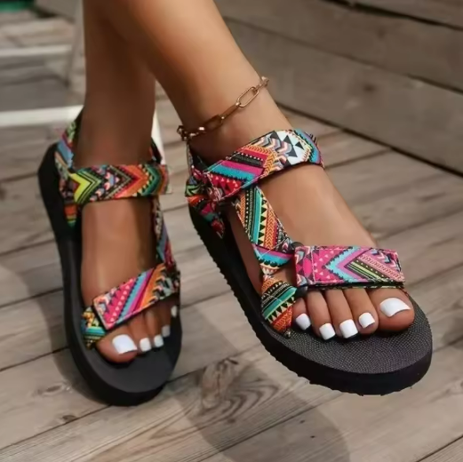 Colorful Strappy Sandals