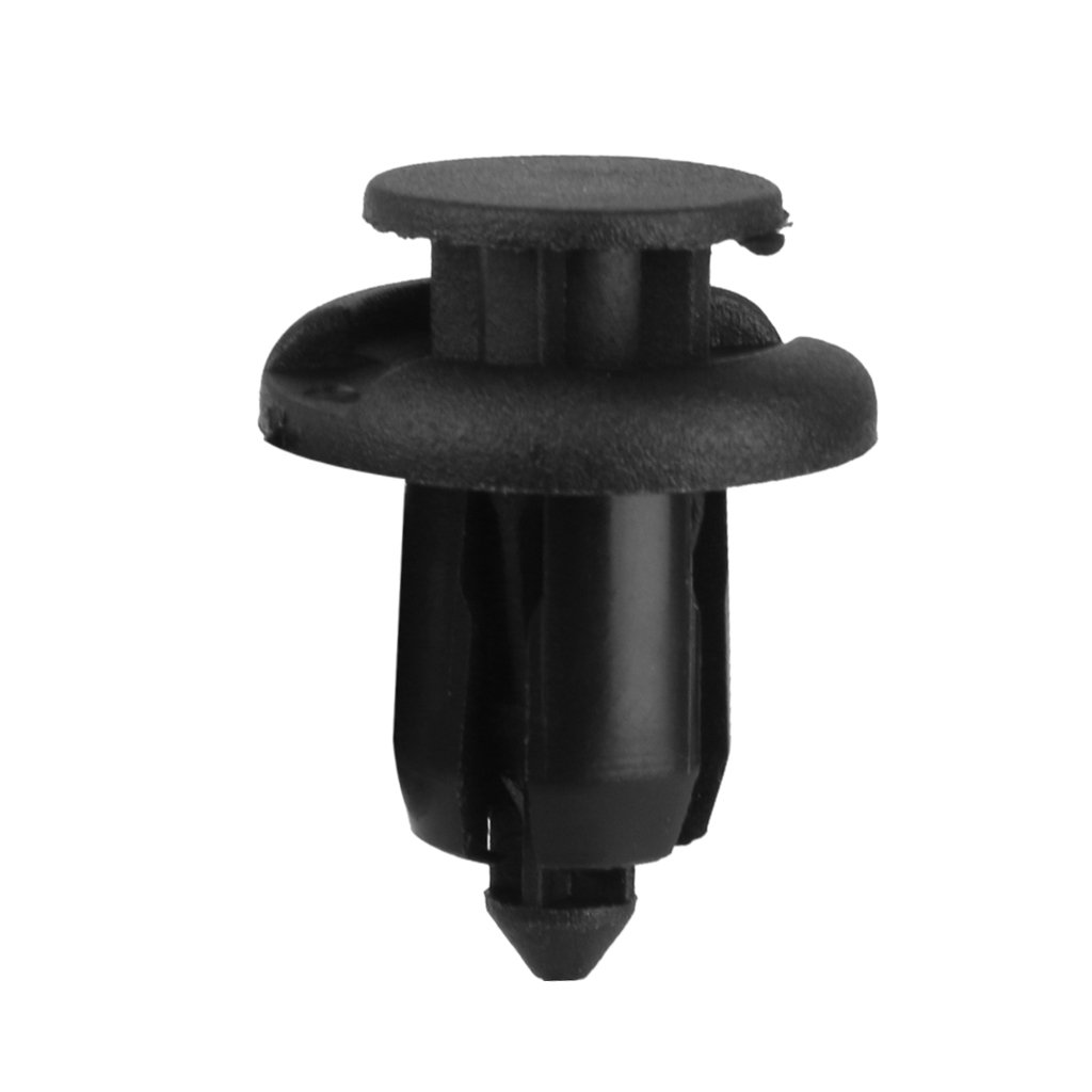  generic Nylon Push-Type Rivet Bumper Fender Clips for Honda 91503-sz3-003 (Black)- 30pcs