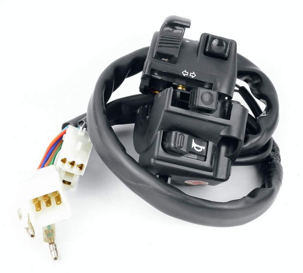 Uno Minda SW-0685A Handle BAR Switch- Left Side (with 3 Coupler, 2 Clip TERMINALS) - SELF Start for-Hero-Super Splendor/Glamour (DIG+Analog Meter)/ Glamour FI