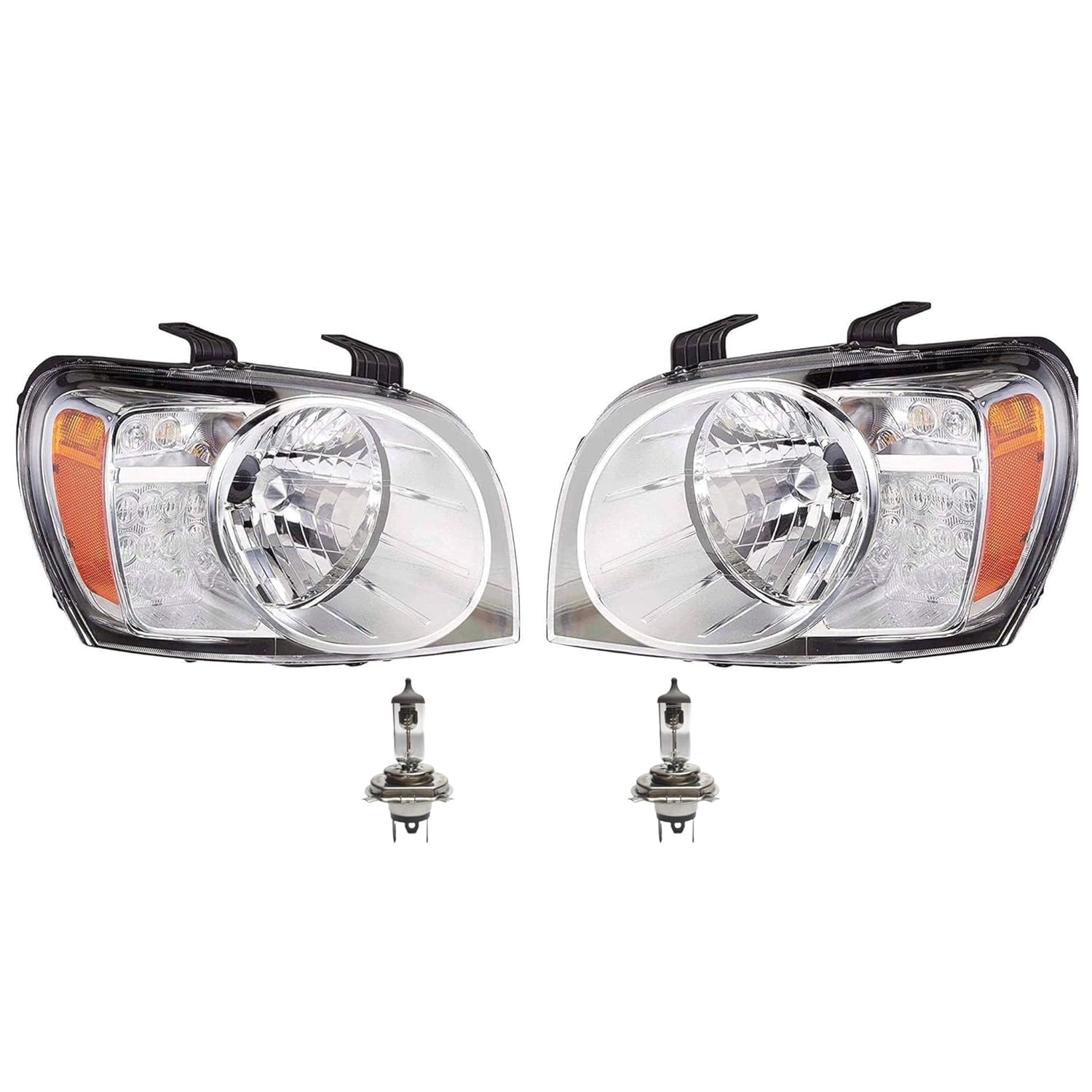 Headlight Assembly For Mahindra Scorpio 2008-2014 Type 2 (Right & Left Both Sides)
