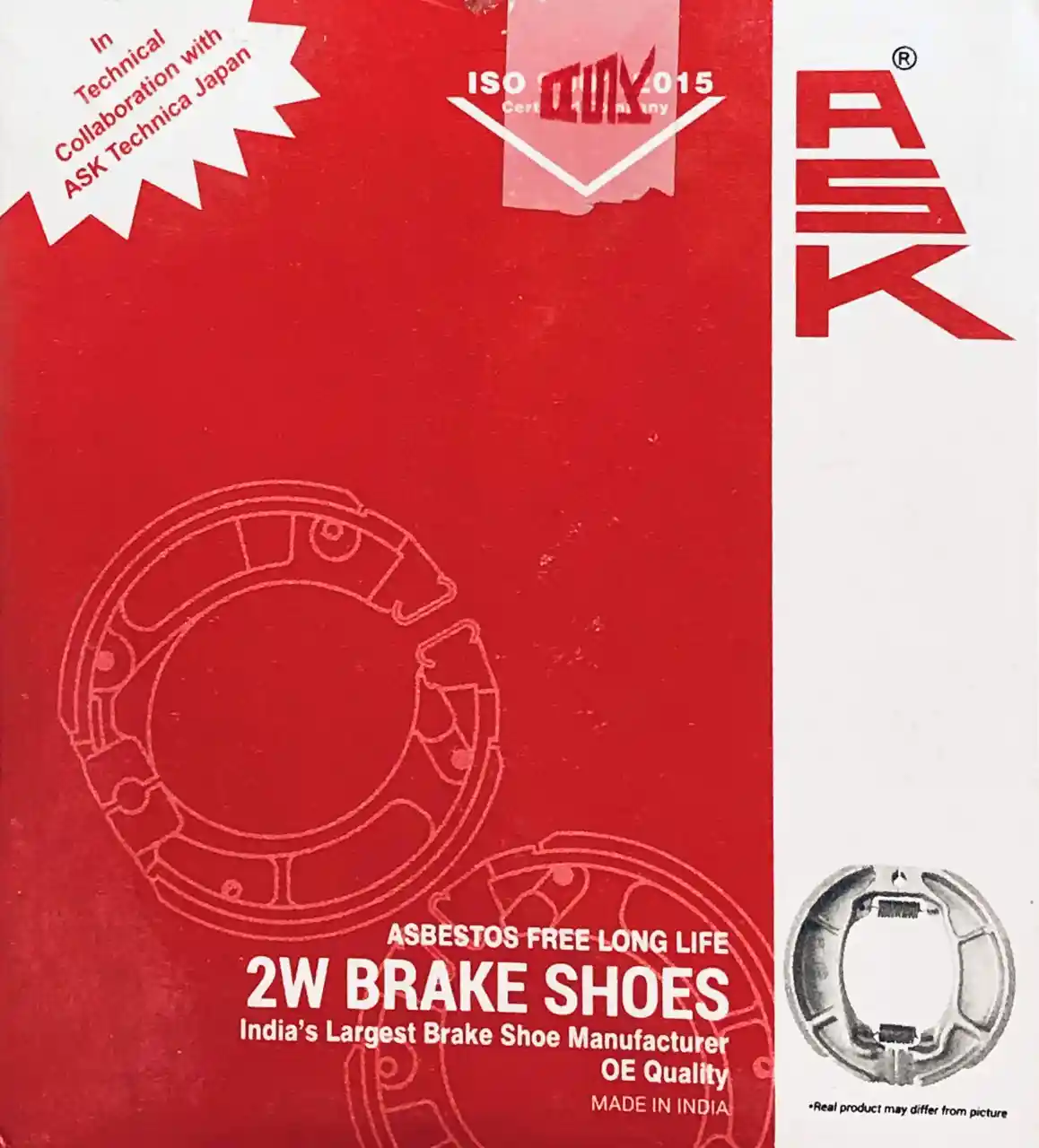 Brake Shoe – ASK for TVS Scooty Pep+
