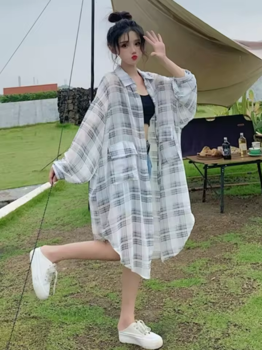 Plaid Oversized Shirt