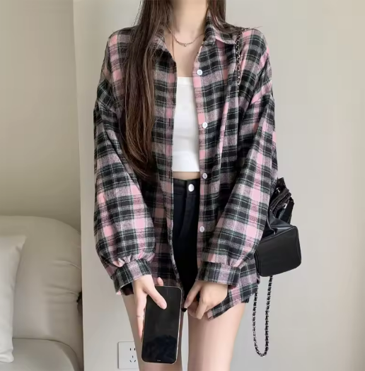 Women's Plaid Shirt