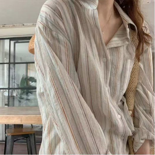 Striped Long-Sleeve Shirt