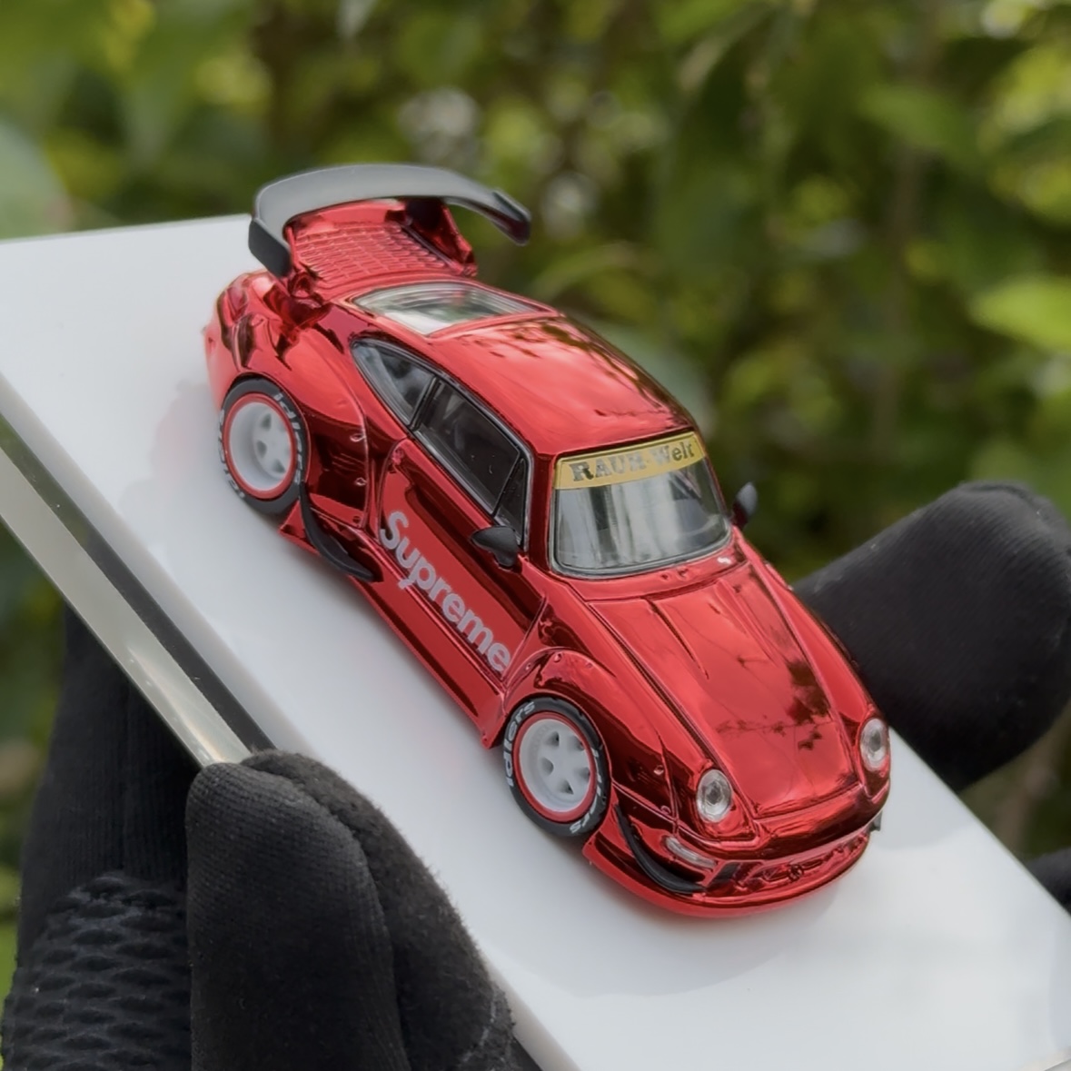 Porsche Supreme Electroplated Red