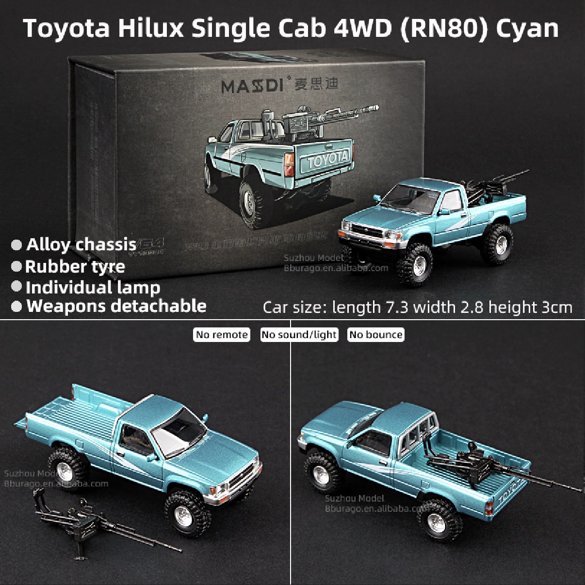 Toyota Hilux With Gun