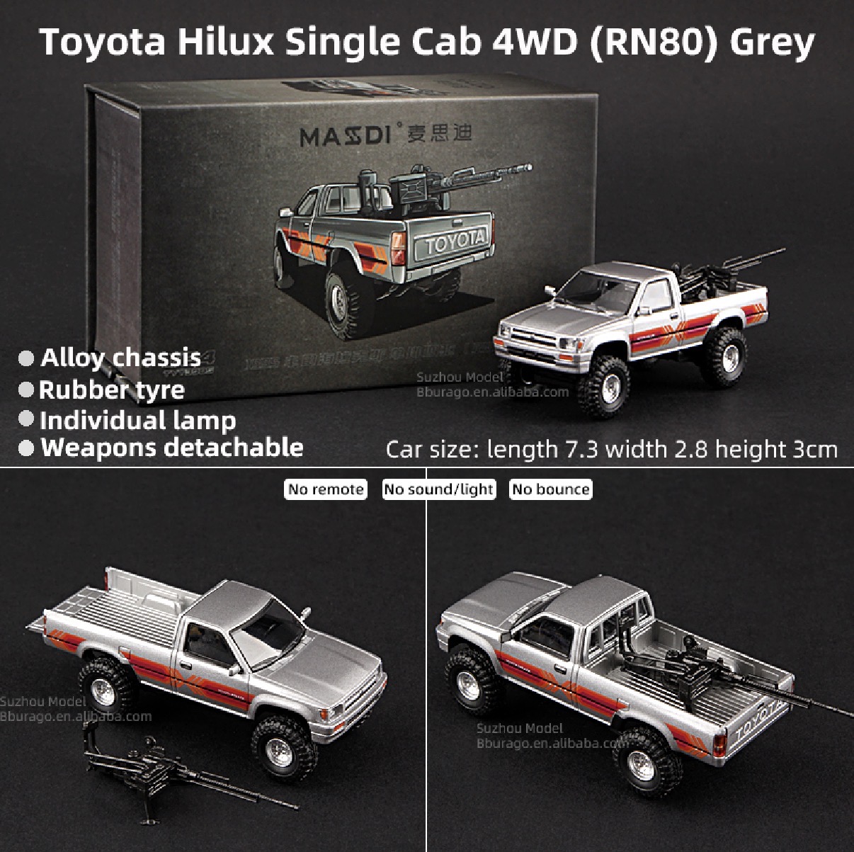 Toyota Hilux With Gun
