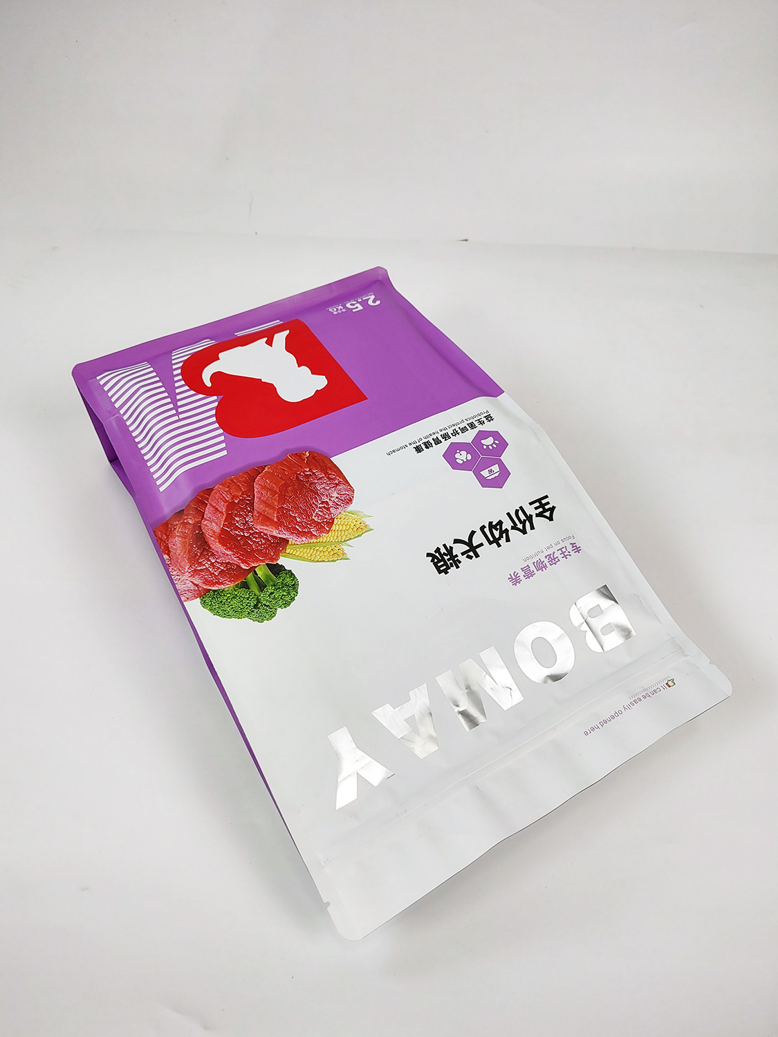 Stand up Pouch Plastic BOMAY Puppy Dog Food With Zipper