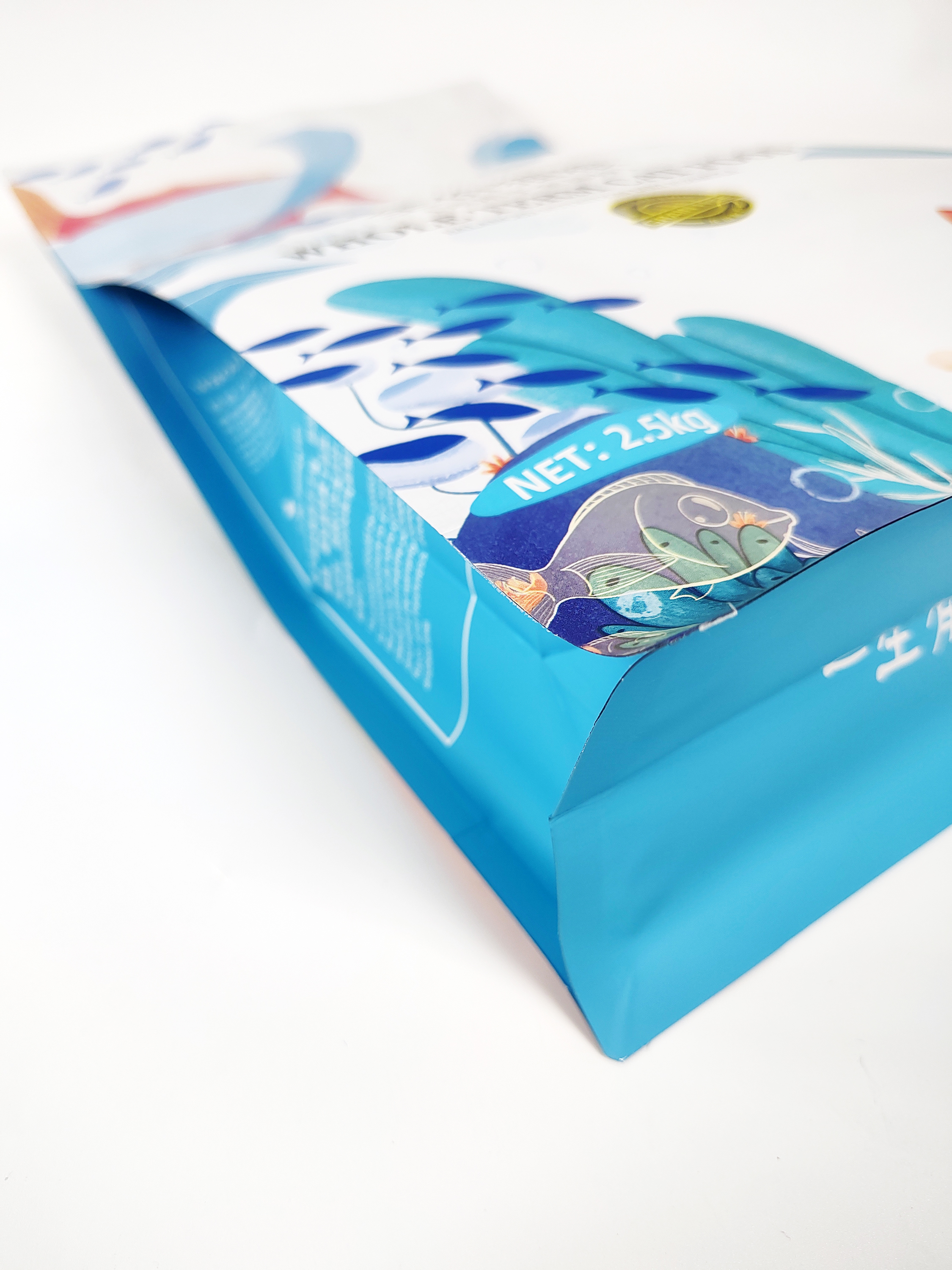 Aluminum Foil Whole Term Pet Cat Food bag with Zip Top