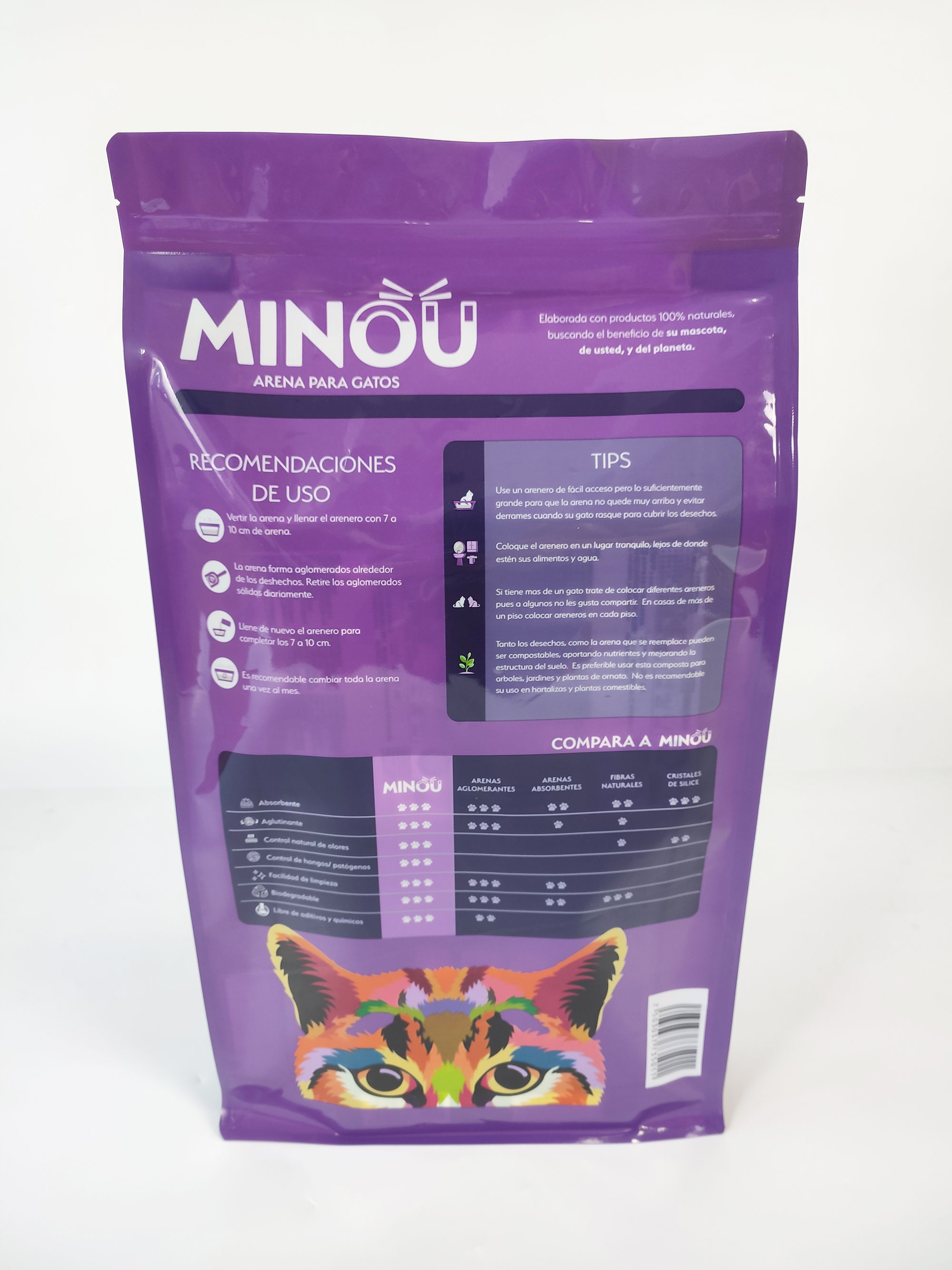 Colorful Printing Recyclable Grocery Minou Premium Cat Litter bag