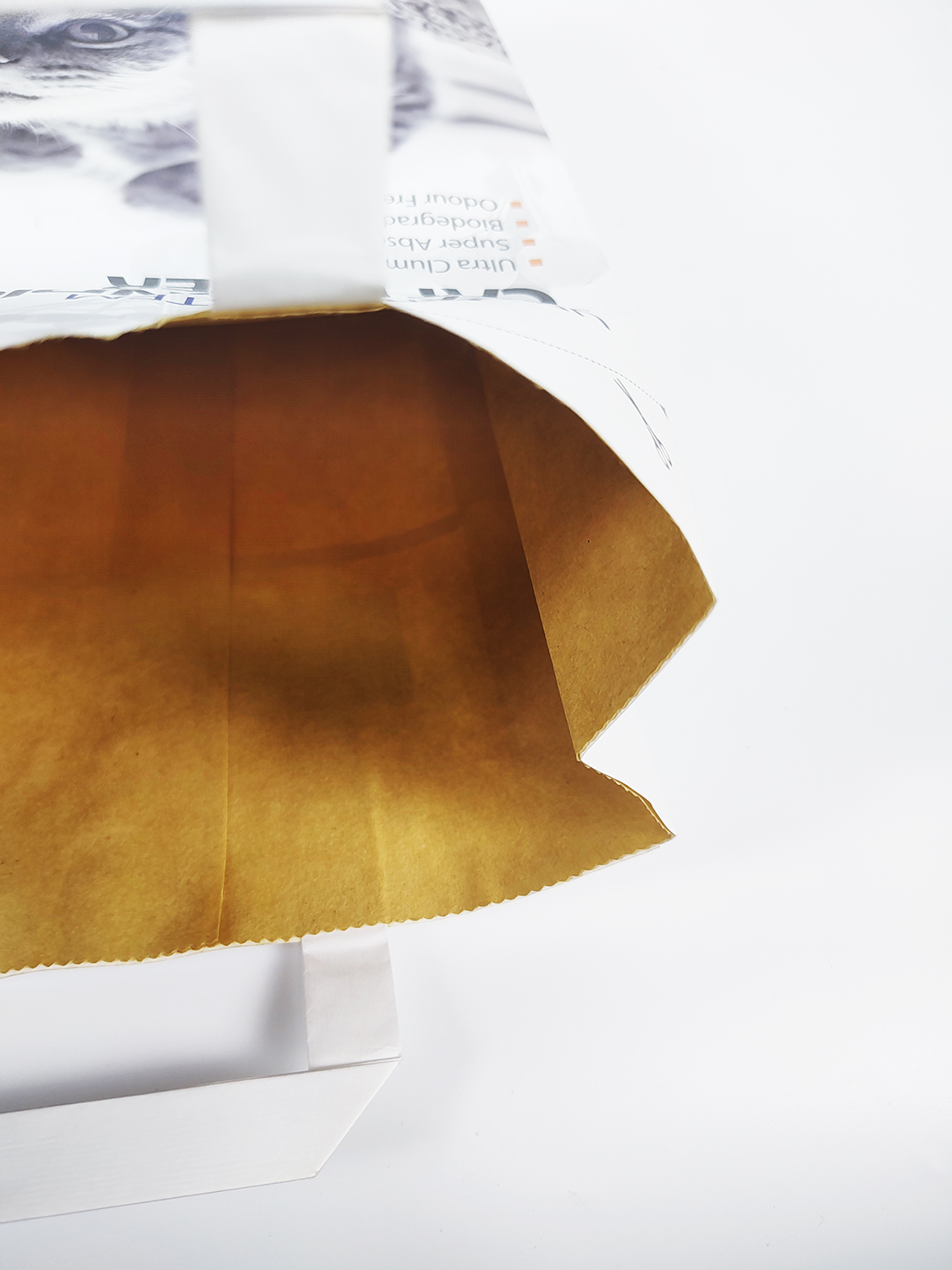 Bioline Health Indicator Cat Litter paper bag with Handle