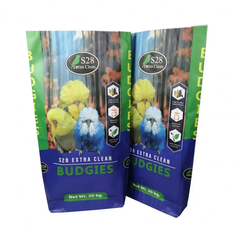Kraft Paper Extra Clean Budgies Food Poultry Animal Bird feed bag