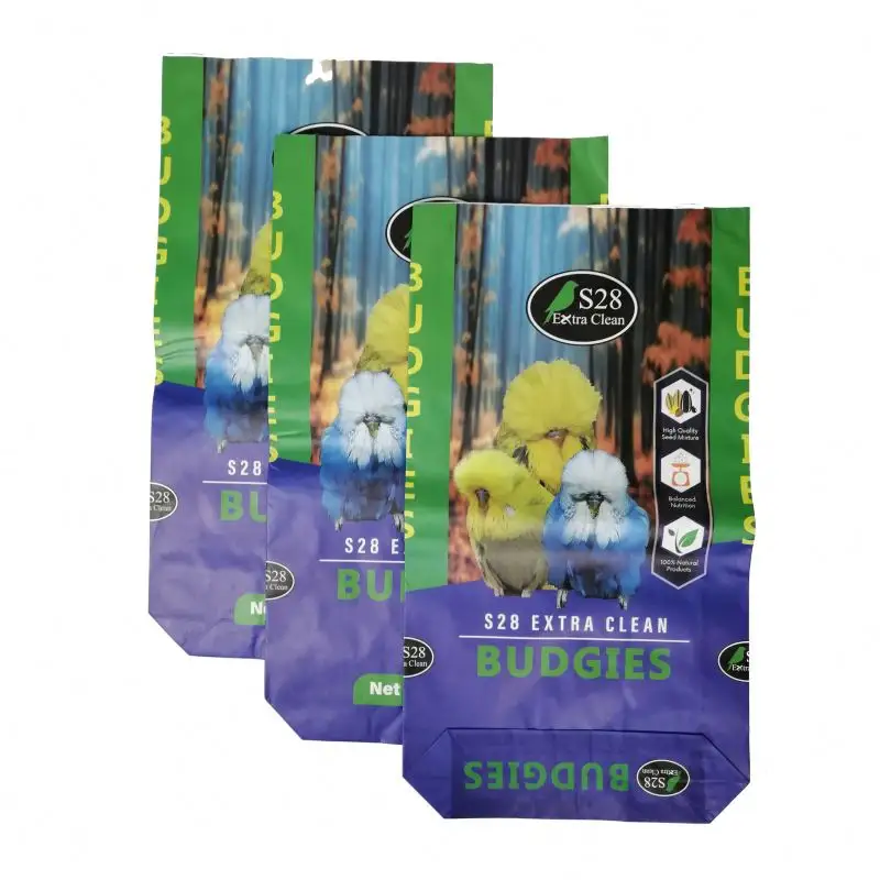 Kraft Paper Extra Clean Budgies Food Poultry Animal Bird feed bag