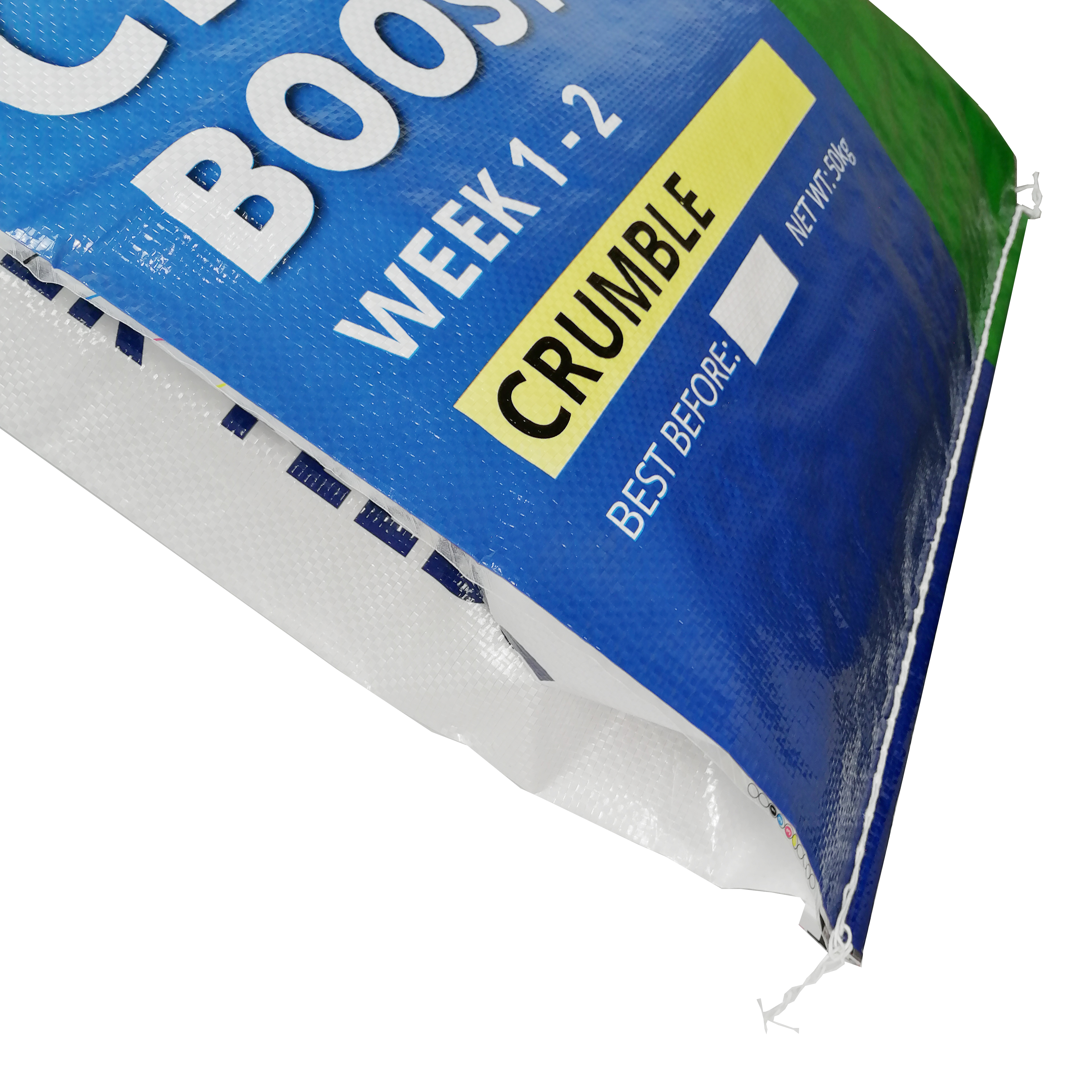 Side Gusset Bopp Lamination pp Woven Chicken Grower Crumble feed bag