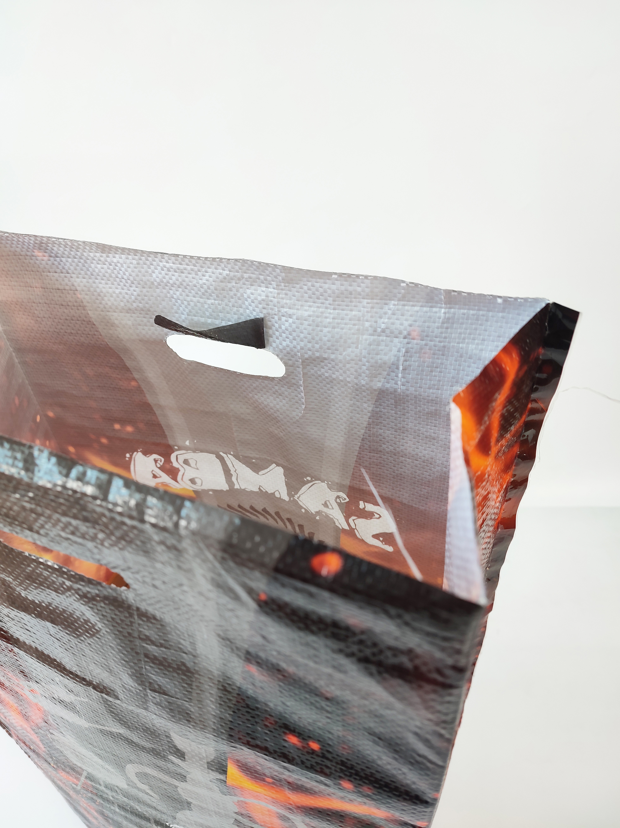 Heat Seal Bopp Laminated PP Woven SAMBA Charcoal bag