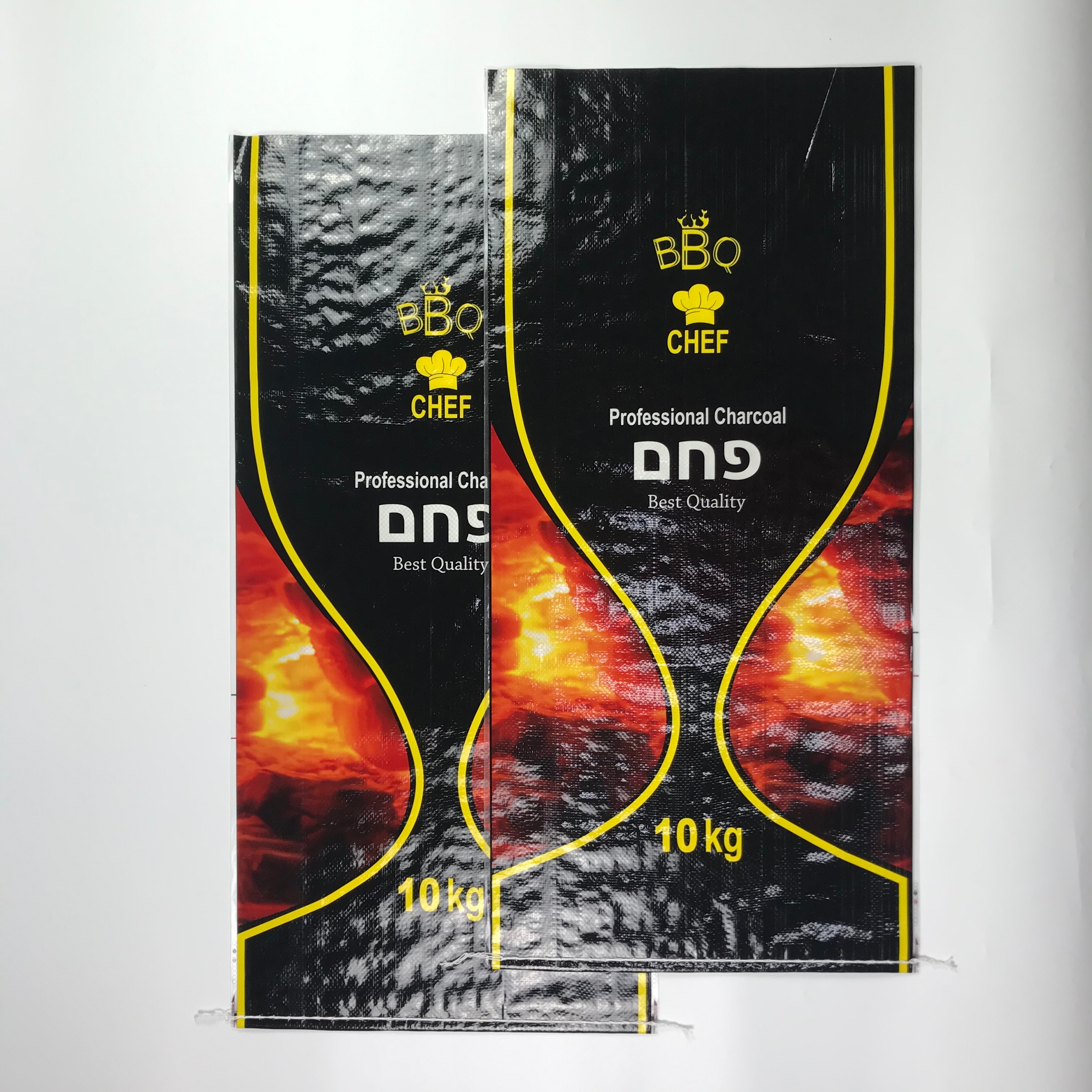 Bio-degradable 3KG 4KG Hardwood Lump Professional Charcoal bag