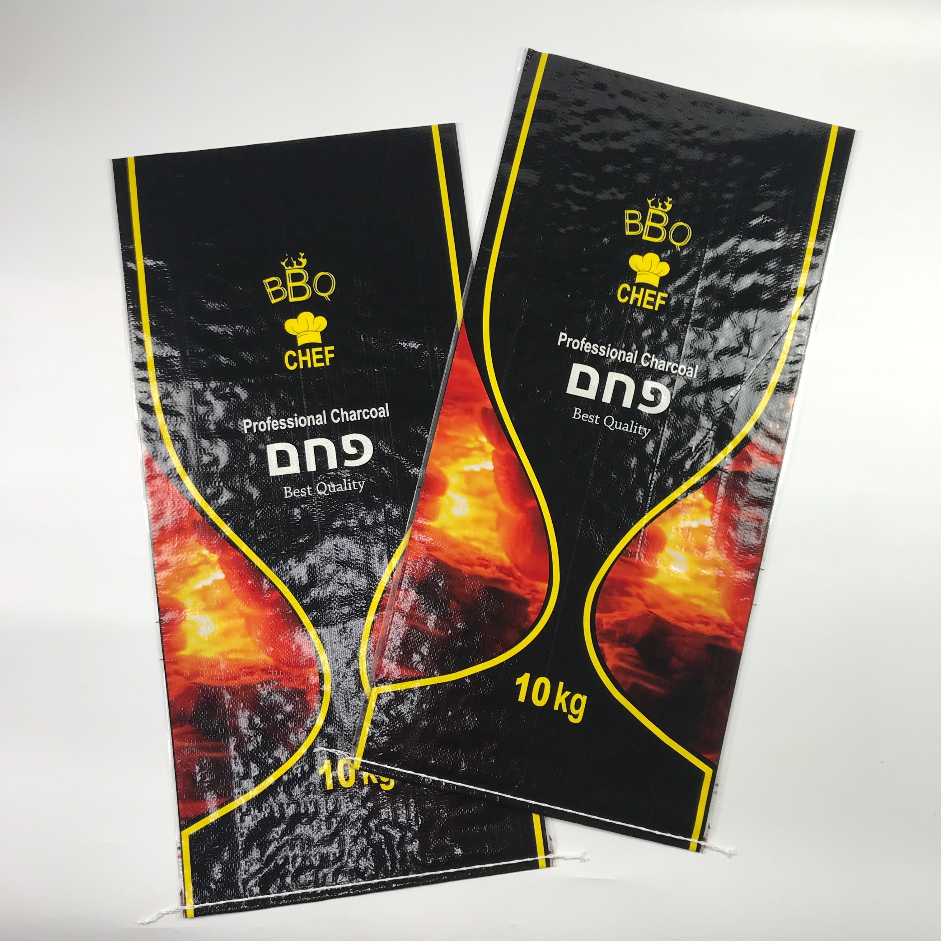 Bio-degradable 3KG 4KG Hardwood Lump Professional Charcoal bag 