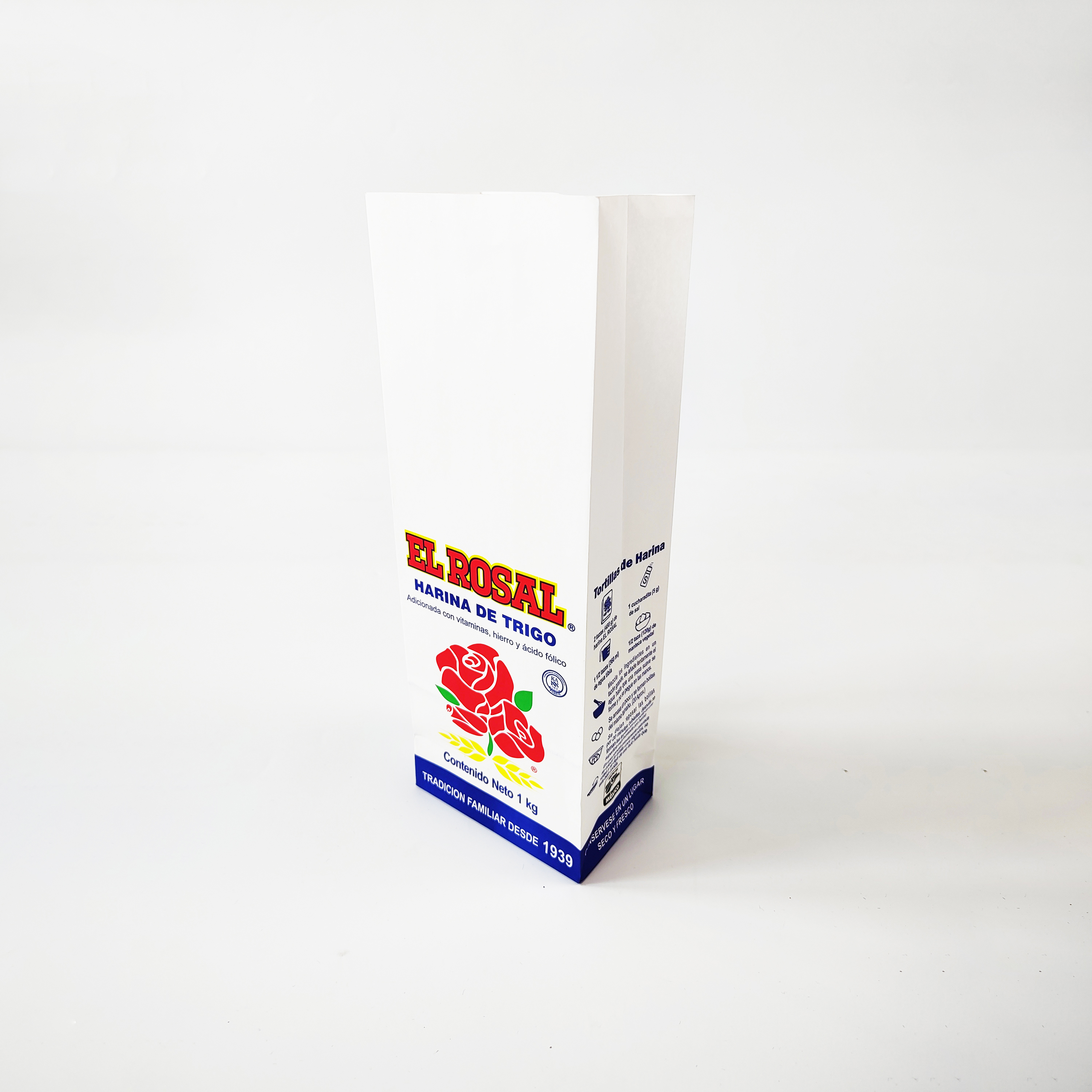 Bio-degradable colorful Printing 1 kg El Rosal Wheat Flour bag