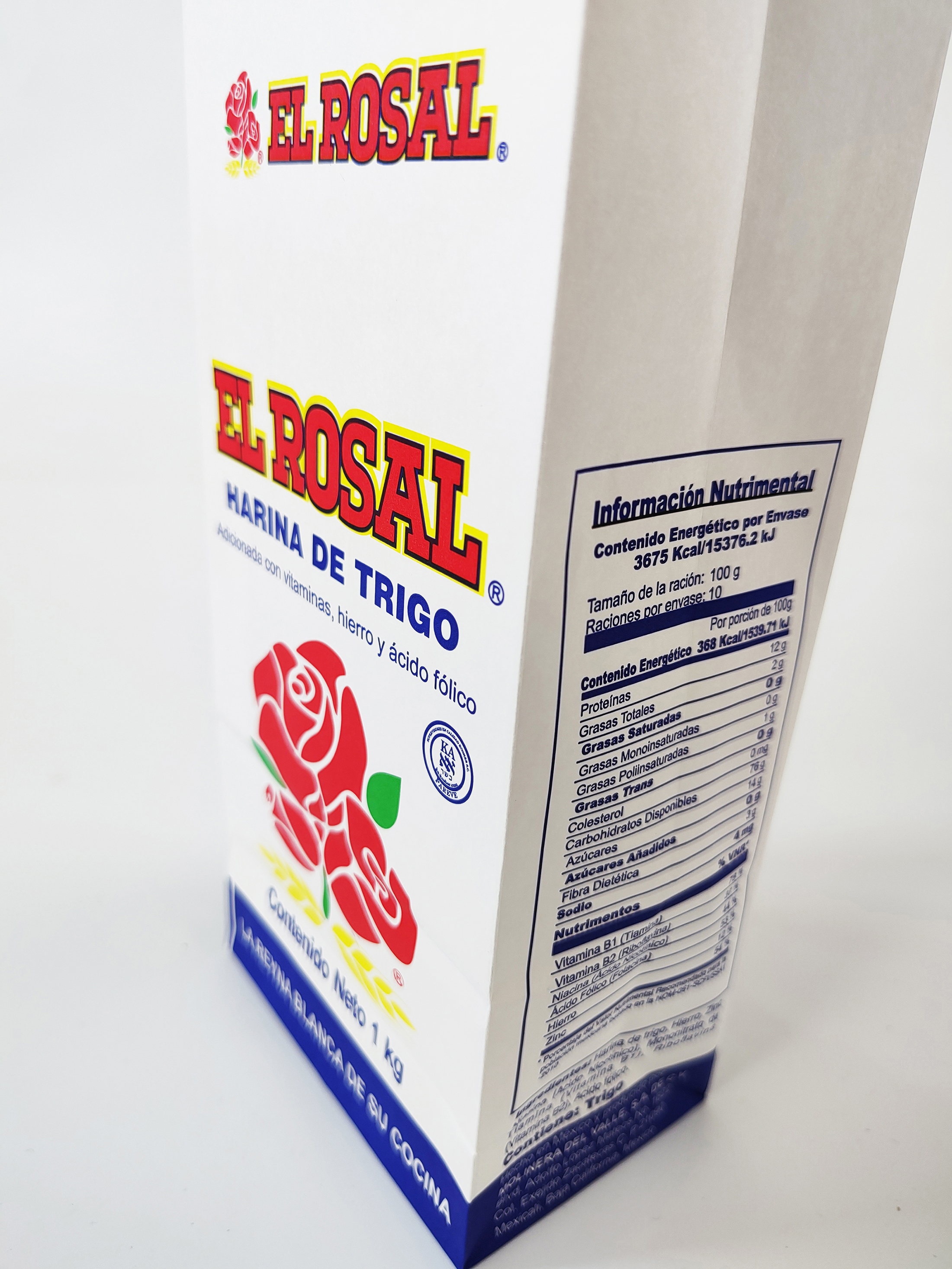 Bio-degradable colorful Printing 1 kg El Rosal Wheat Flour bag