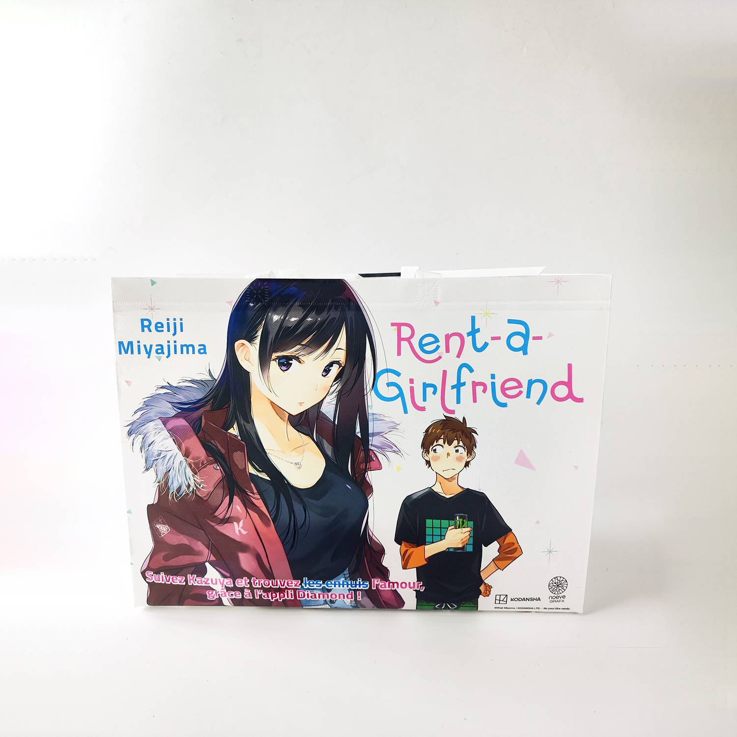 Eco Friendly Portable Fabric Non-Woven Shopping Gift Bag with Handle