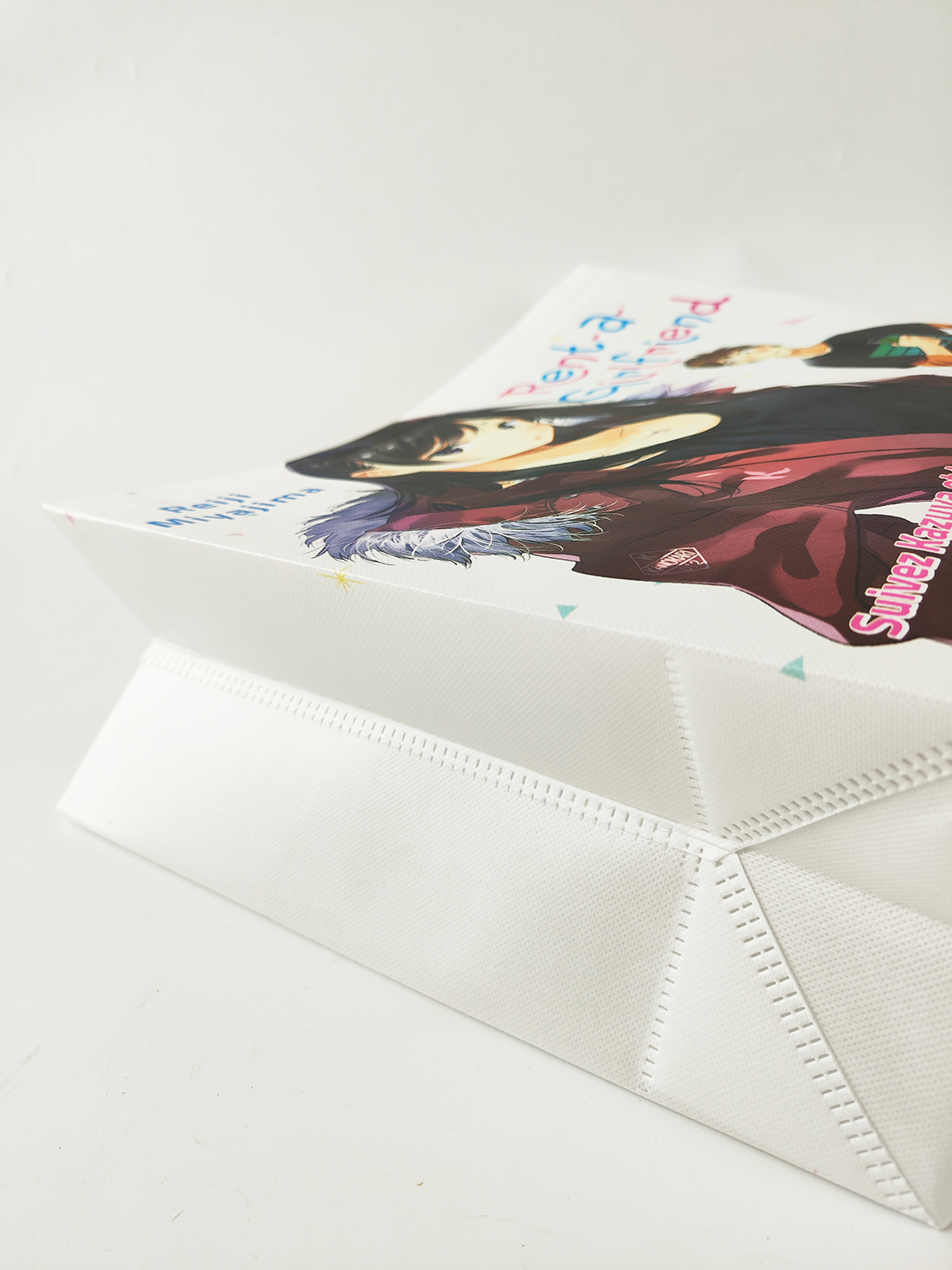 Eco Friendly Portable Fabric Non-Woven Shopping Gift Bag with Handle