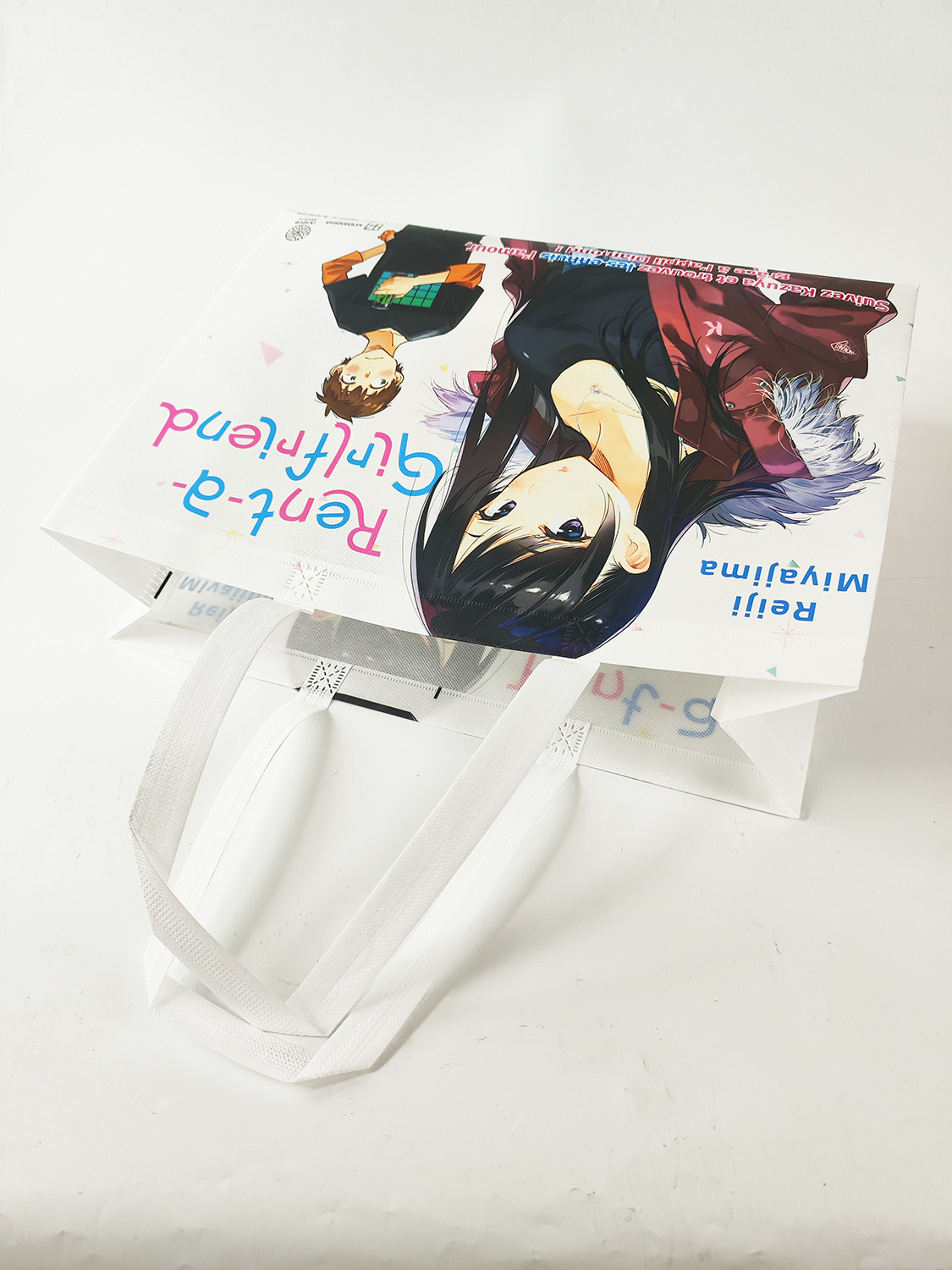 Eco Friendly Portable Fabric Non-Woven Shopping Gift Bag with Handle