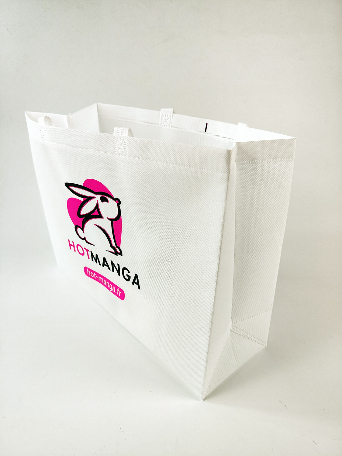 Hot Manga Reusable Tote Non Woven Bag with Handle