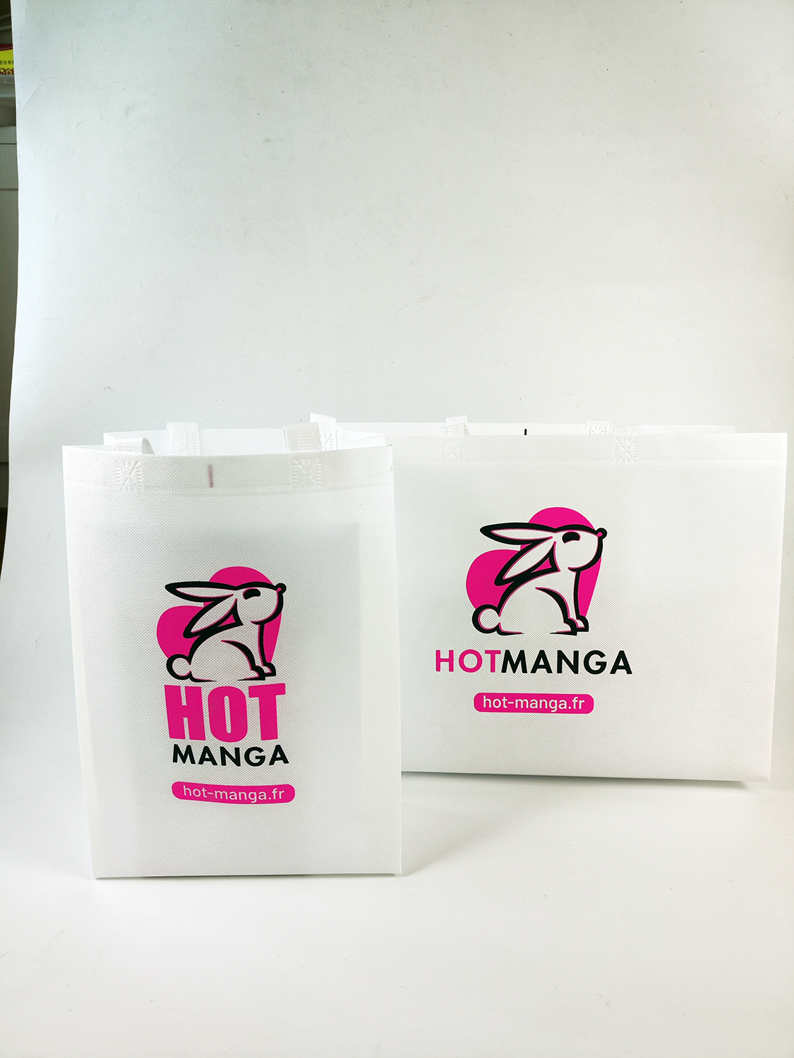 Hot Manga Reusable Tote Non Woven Bag with Handle