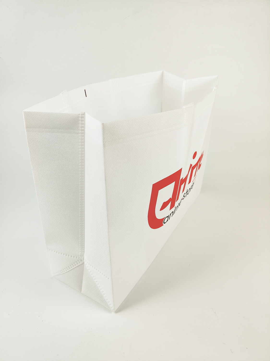 Reusable White Non-Woven Shopping Bag for Department Store