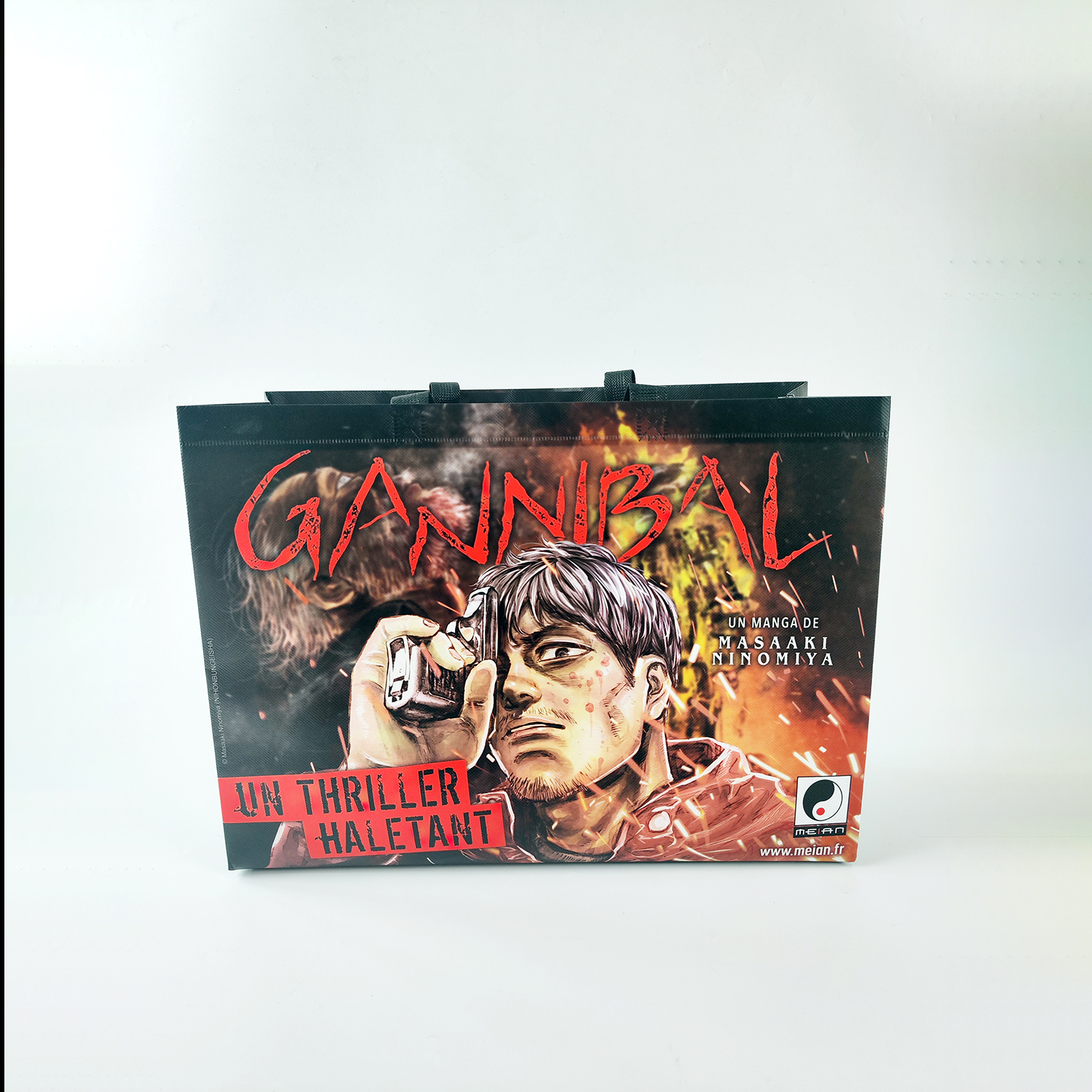 Colorful printing Grocery Non Woven Fabric Bag With Logo