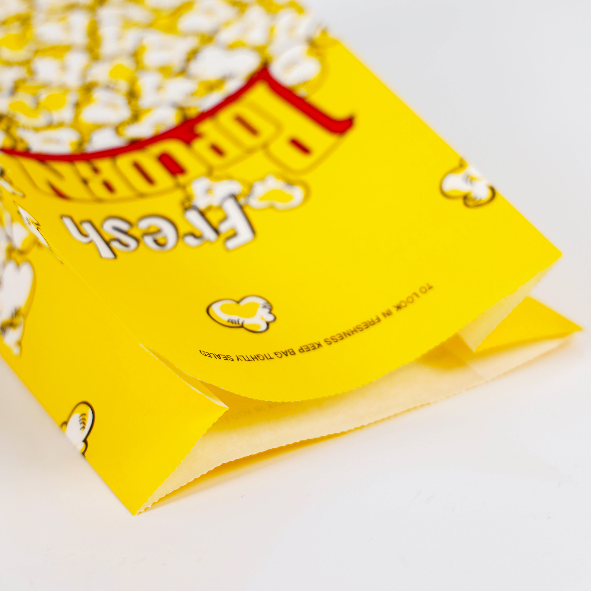 Heat Seal Grease Proof Sealable Popcorn Bag