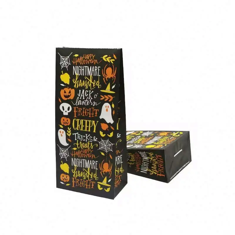 Food Packaging Bag Grease Proof  Halloween popcorn Bag