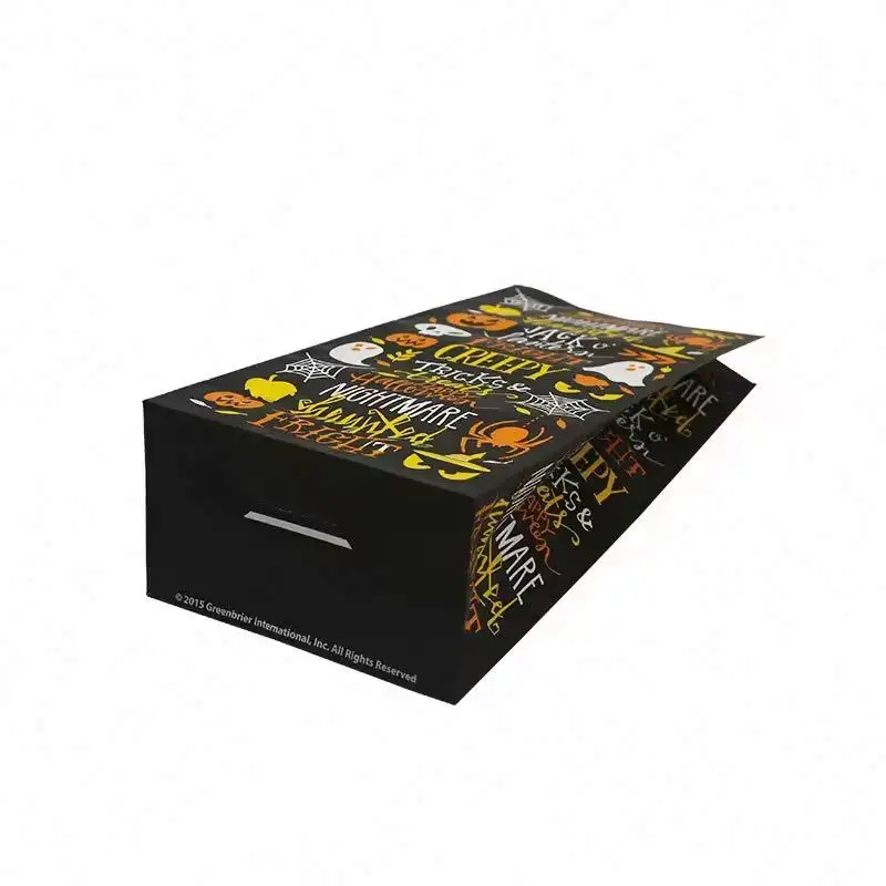 Food Packaging Bag Grease Proof  Halloween popcorn Bag