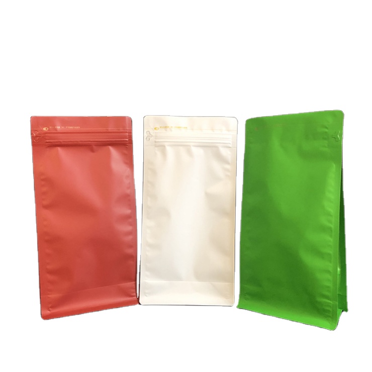 Resealable Flat Bottom Stand-Up Pouch  Coffee Bags