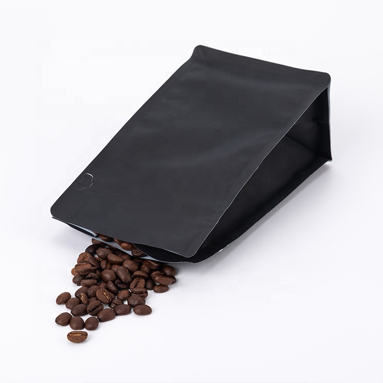 Resealable Flat Bottom Stand-Up Pouch  Coffee Bags
