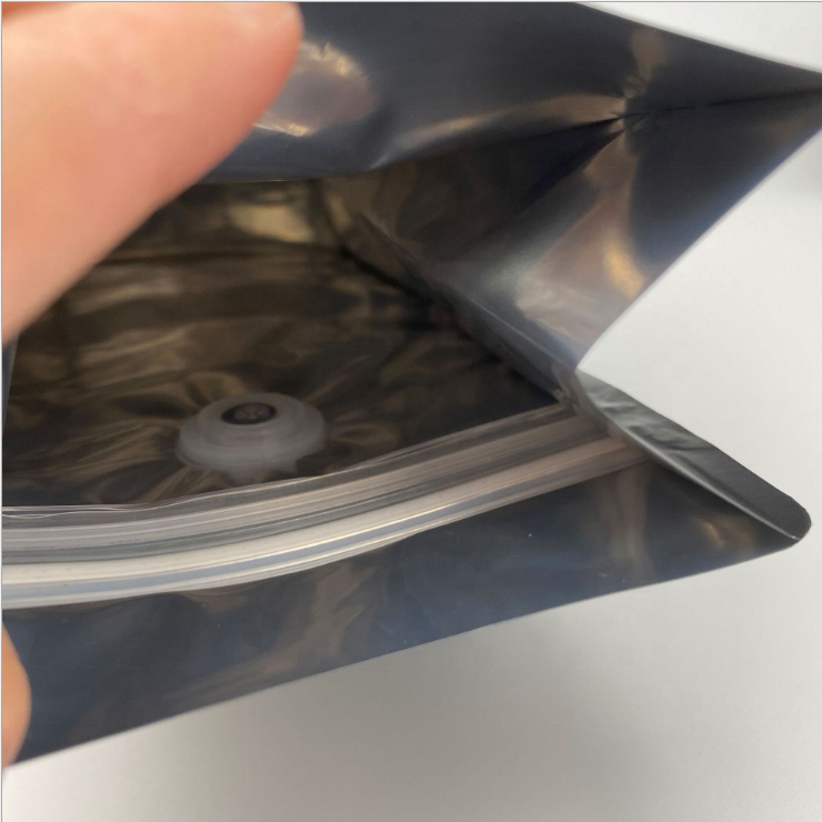 Kraft Paper Aluminum Foil Take Away Coffee Packaging Bag