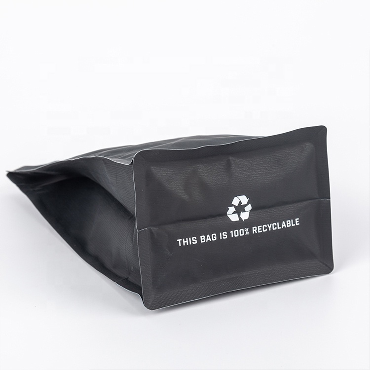 Kraft Paper Aluminum Foil Take Away Coffee Packaging Bag