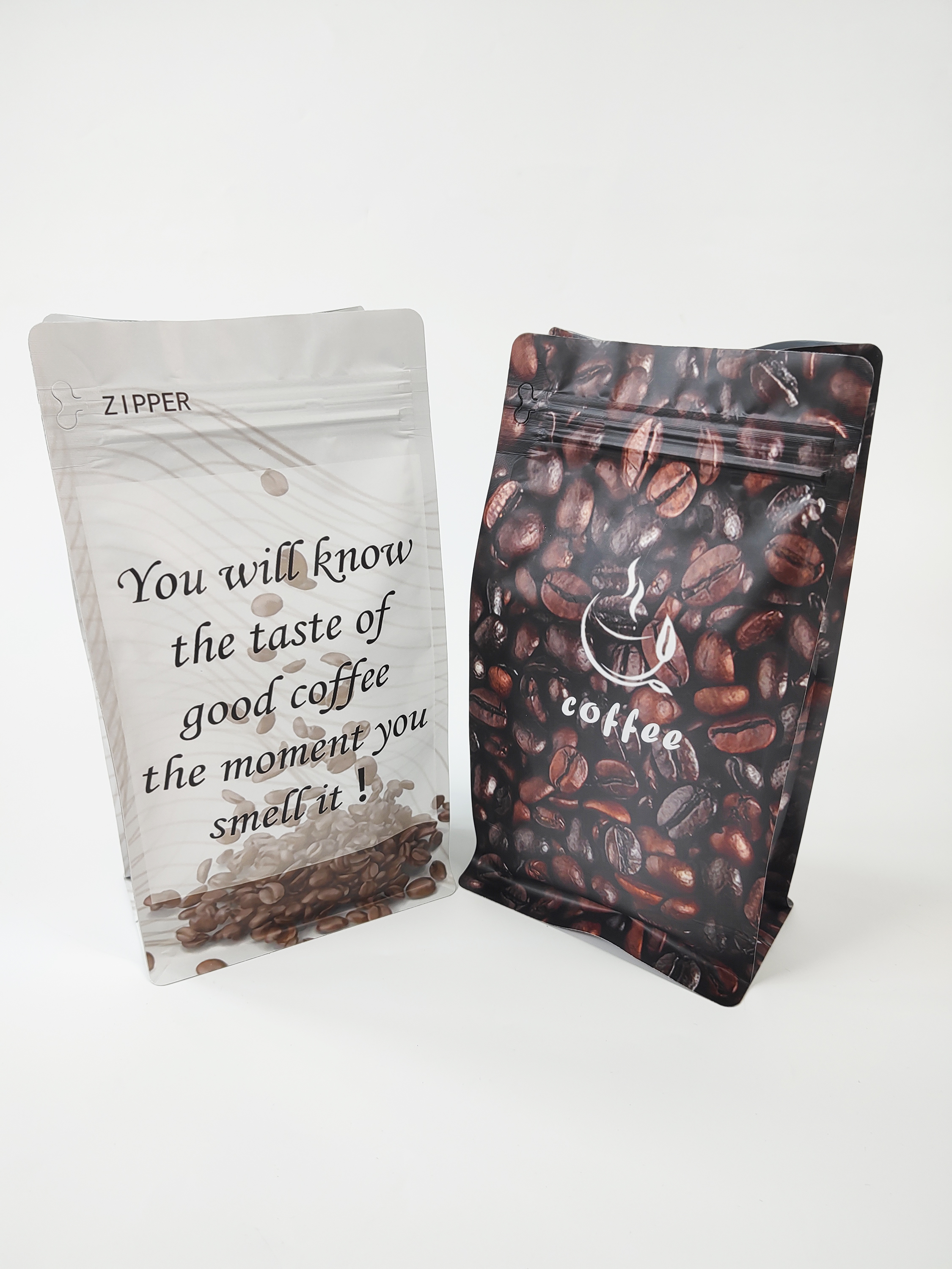 Full Color Printing Aluminum Foil Coffee Bean Packaging Bags