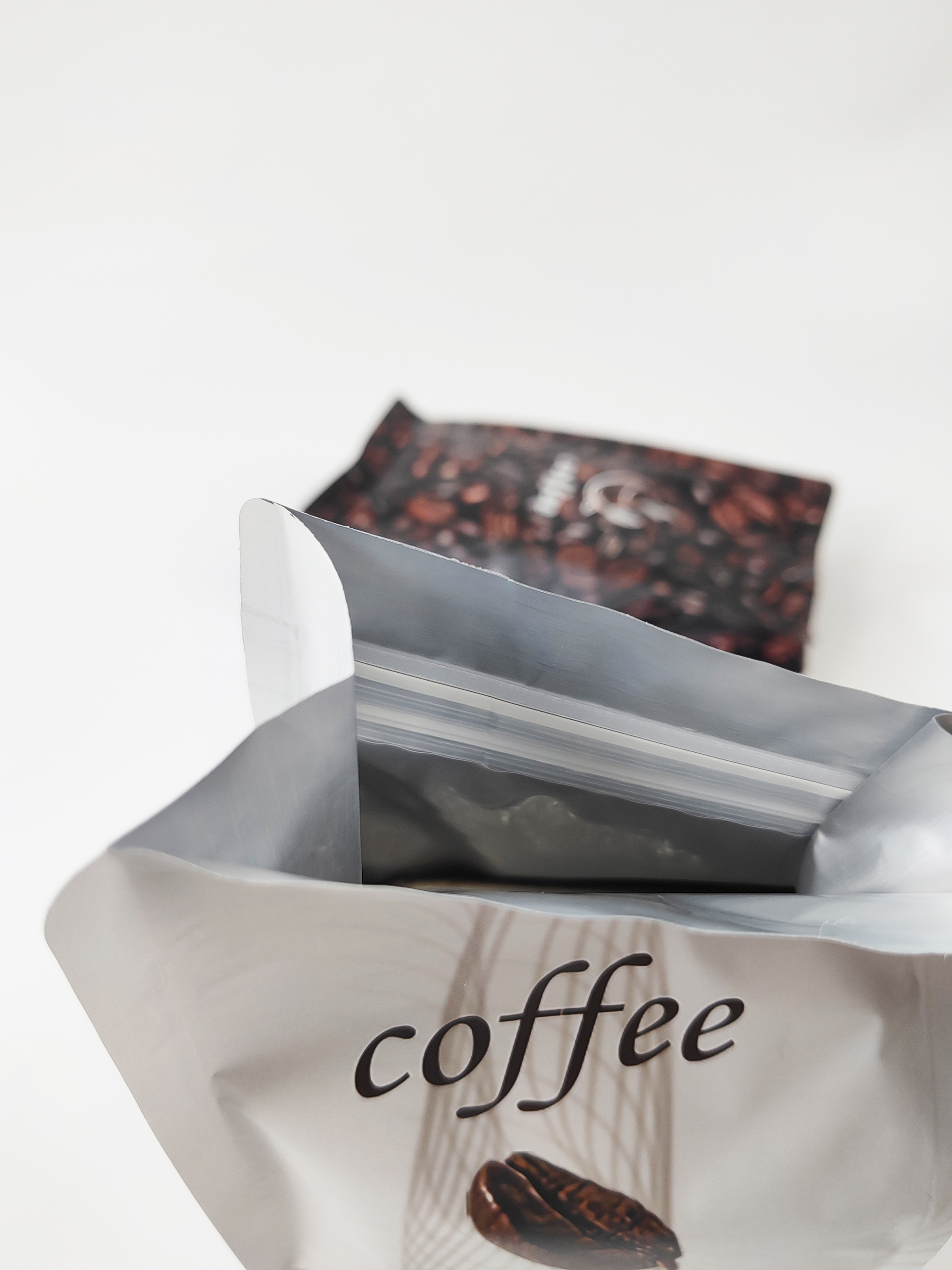 Full Color Printing Aluminum Foil Coffee Bean Packaging Bags